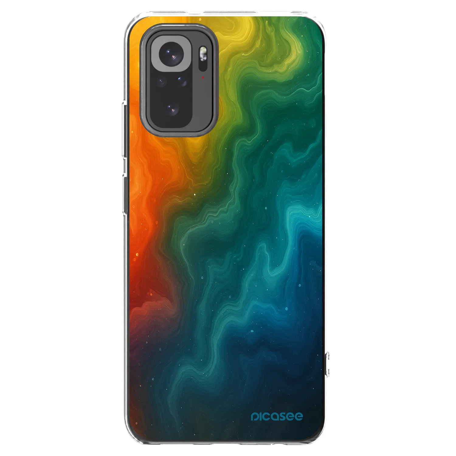 Picasee silikonový průhledný obal pro Xiaomi Redmi Note 10 - Solar
