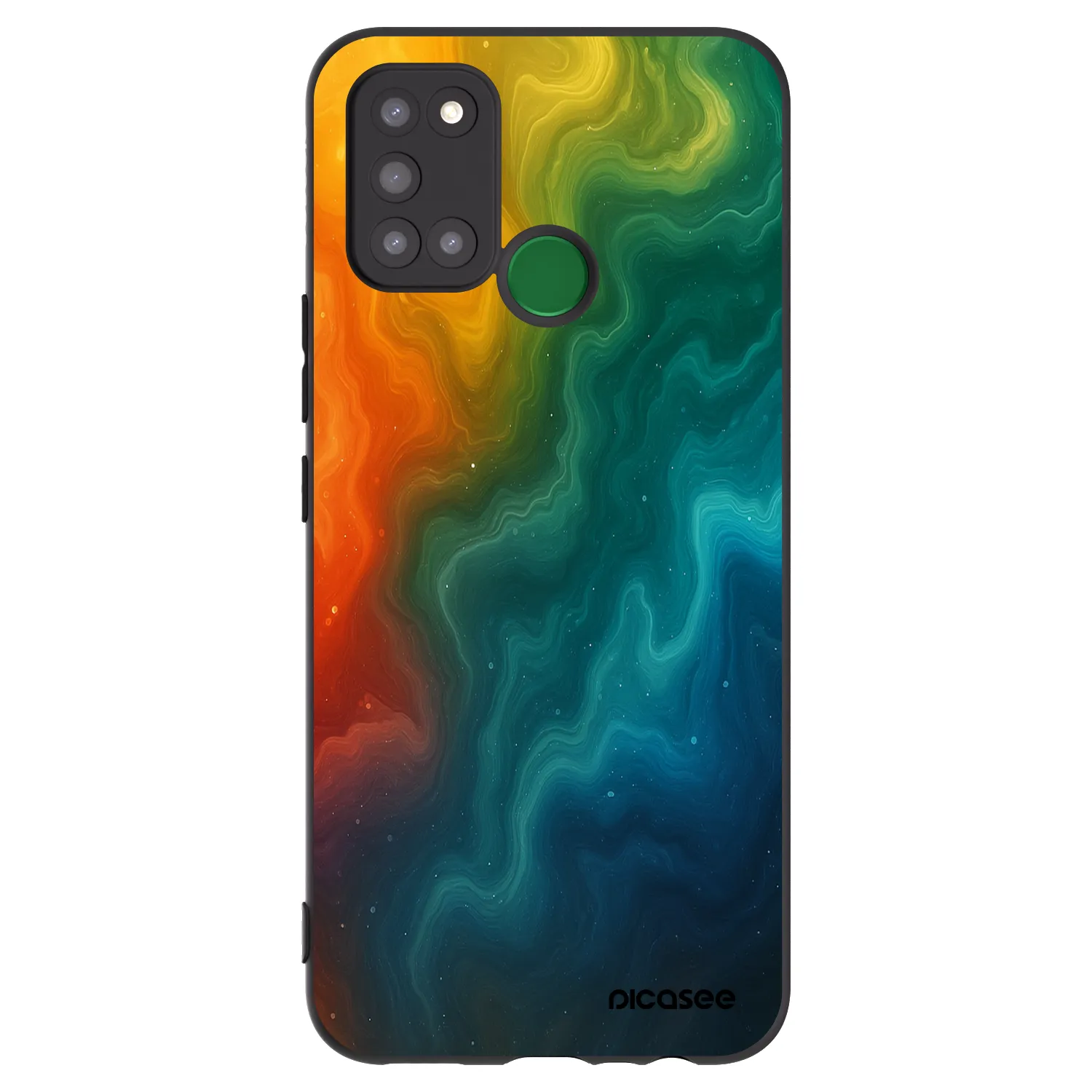 Picasee silikonový černý obal pro Realme 7i - Solar