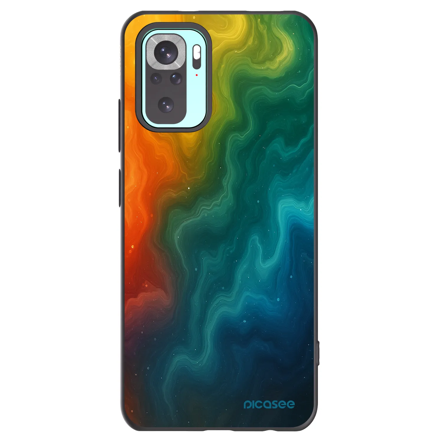 Picasee silikonový černý obal pro Xiaomi Redmi Note 10 Pro - Solar