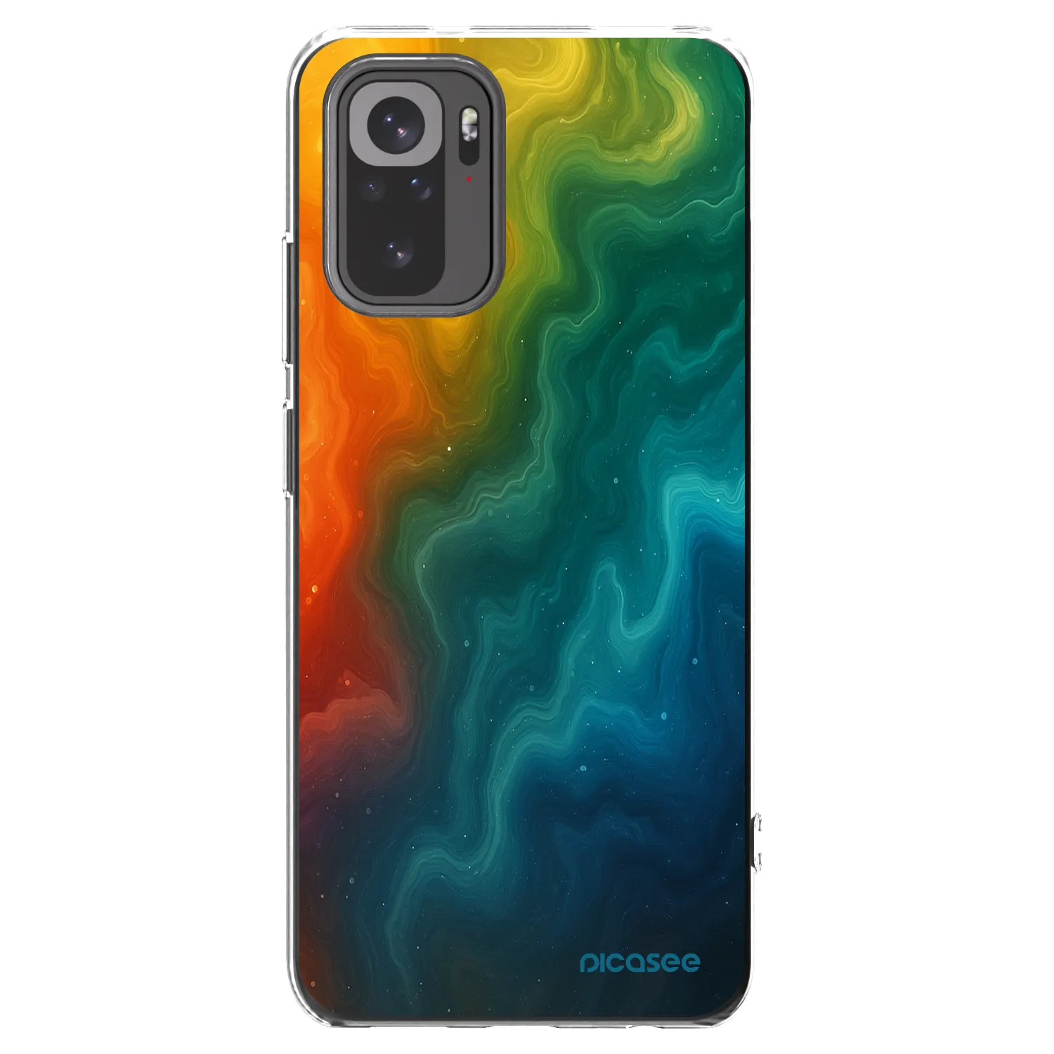 Picasee silikonový průhledný obal pro Xiaomi Redmi Note 10S - Solar