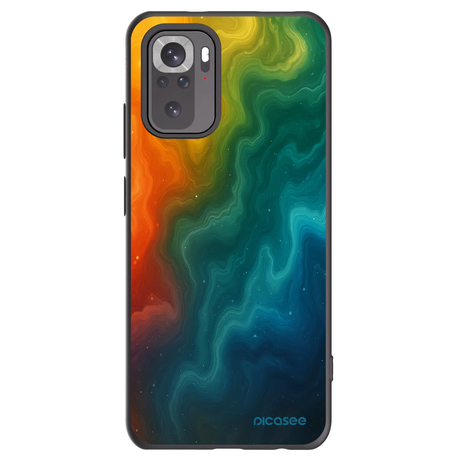 Picasee silikonový černý obal pro Xiaomi Redmi Note 10S - Solar