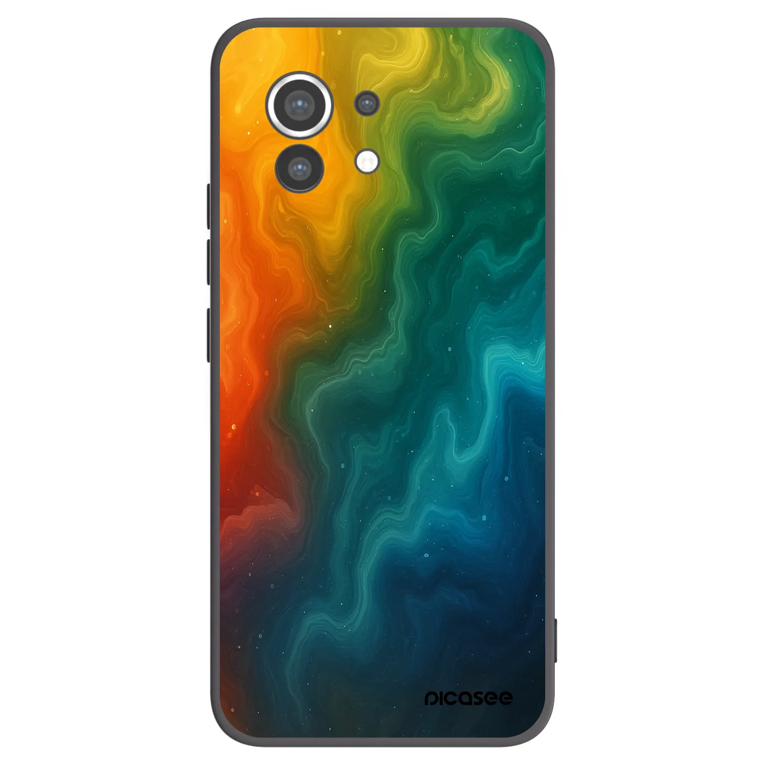 Picasee silikonový černý obal pro Xiaomi Mi 11 - Solar