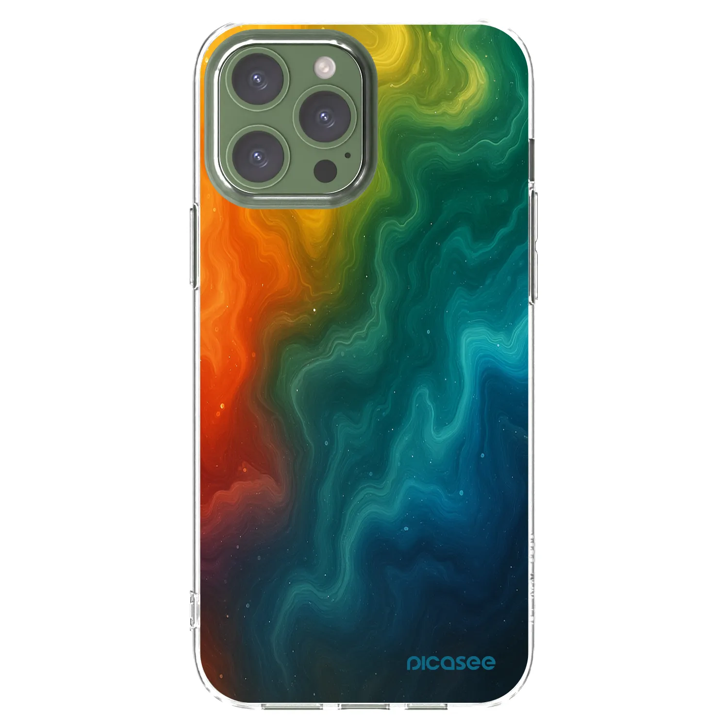 Picasee silikonový průhledný obal pro Apple iPhone 13 Pro Max - Solar