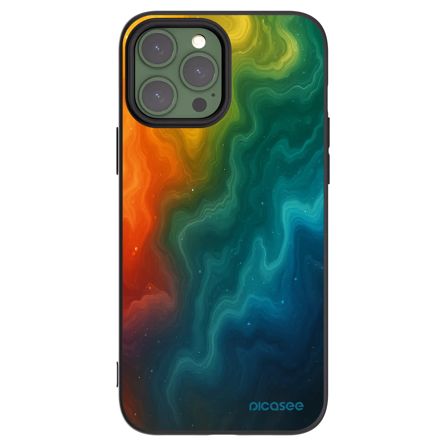 Picasee silikonový černý obal pro Apple iPhone 13 Pro Max - Solar