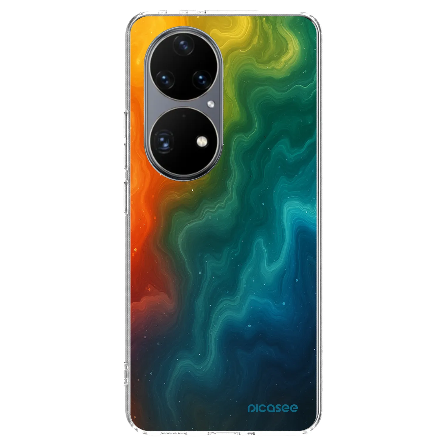 Picasee silikonový průhledný obal pro Huawei P50 - Solar