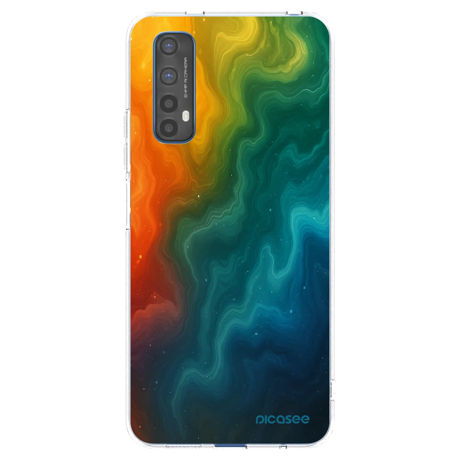 Picasee silikonový průhledný obal pro Realme 7 - Solar
