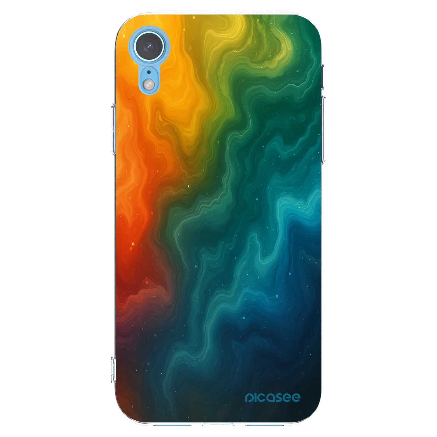 Picasee silikonový průhledný obal pro Apple iPhone XR - Solar