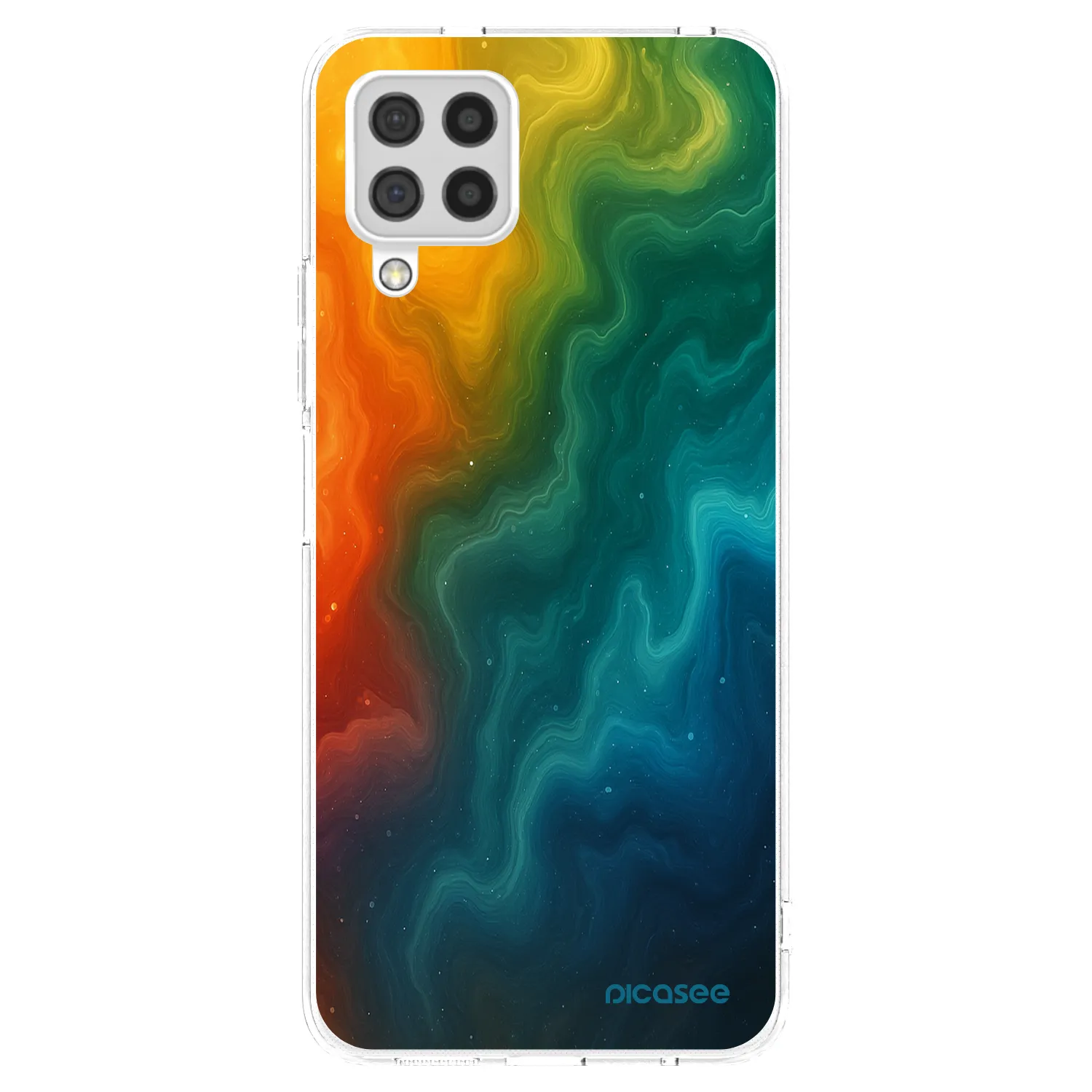 Picasee silikonový průhledný obal pro Samsung Galaxy A22 A225F 4G - Solar