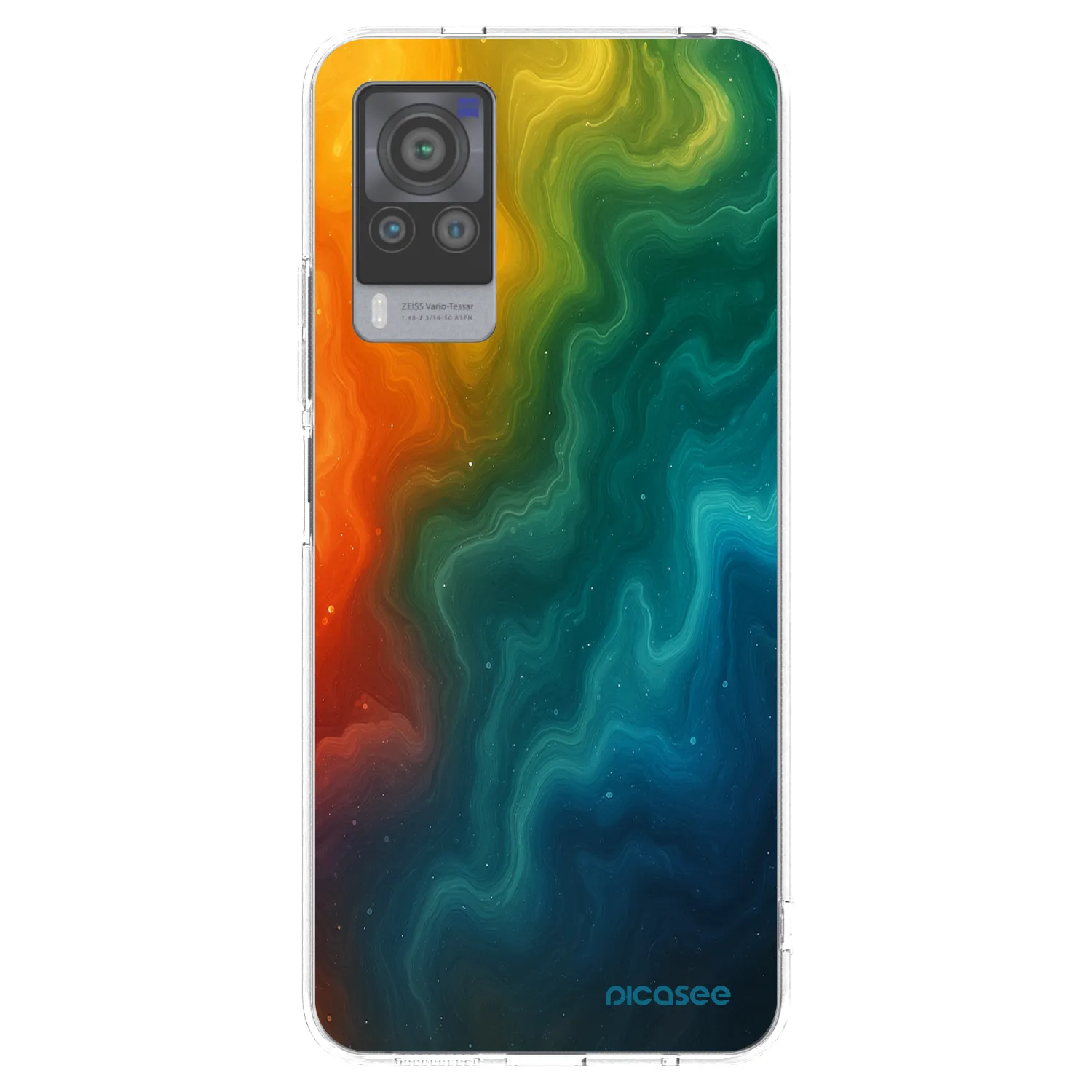 Picasee silikonový průhledný obal pro Vivo X60 Pro 5G - Solar