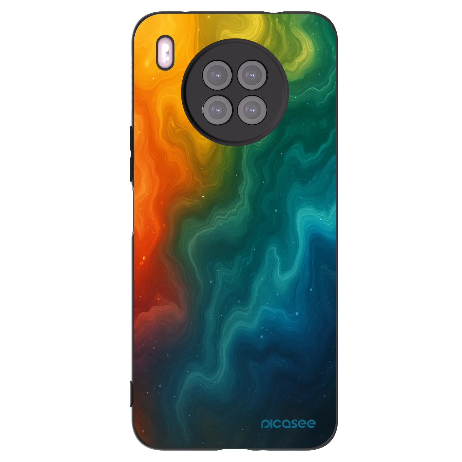 Picasee silikonový černý obal pro Huawei Nova 8i - Solar