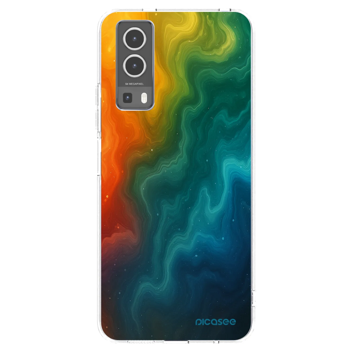 Picasee silikonový průhledný obal pro Vivo Y72 5G - Solar