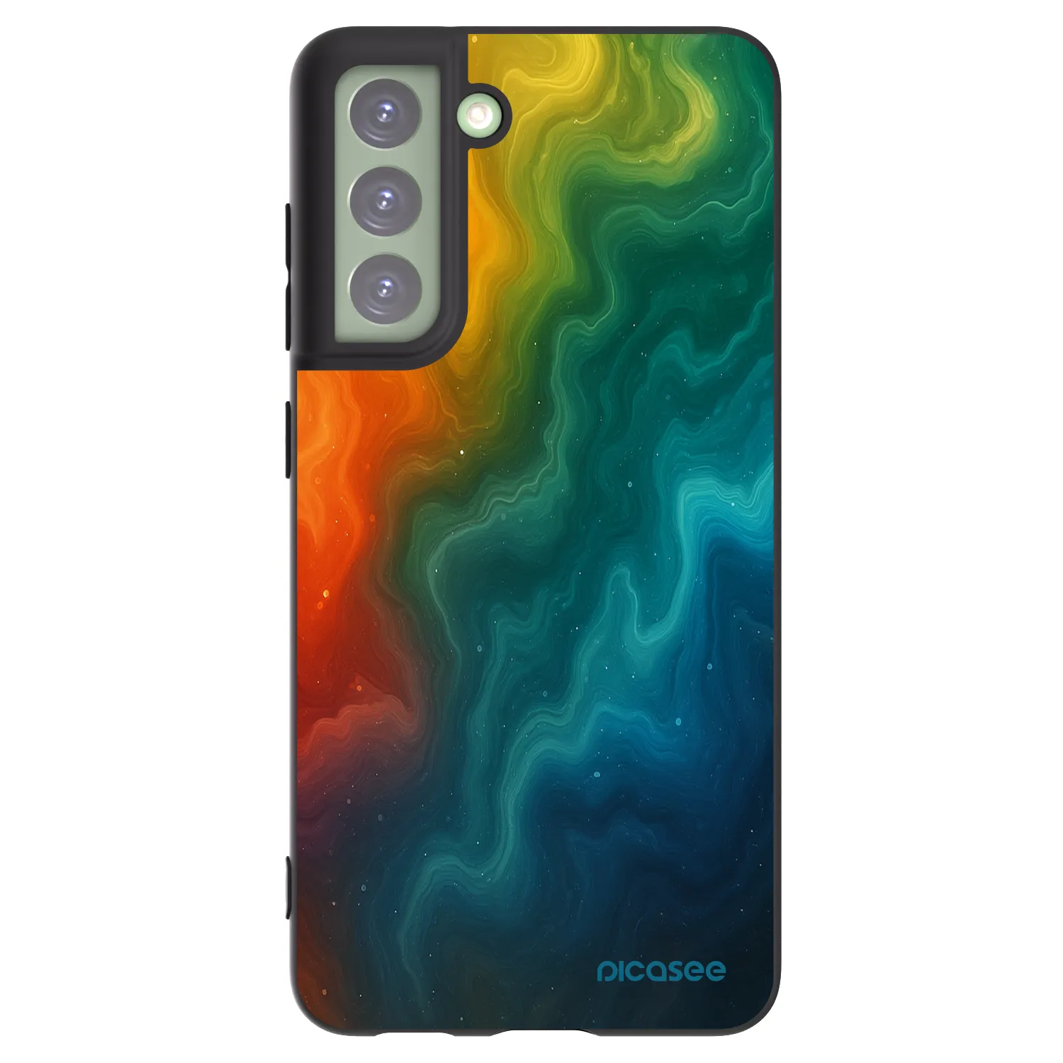 Picasee silikonový černý obal pro Samsung Galaxy S21 FE 5G - Solar
