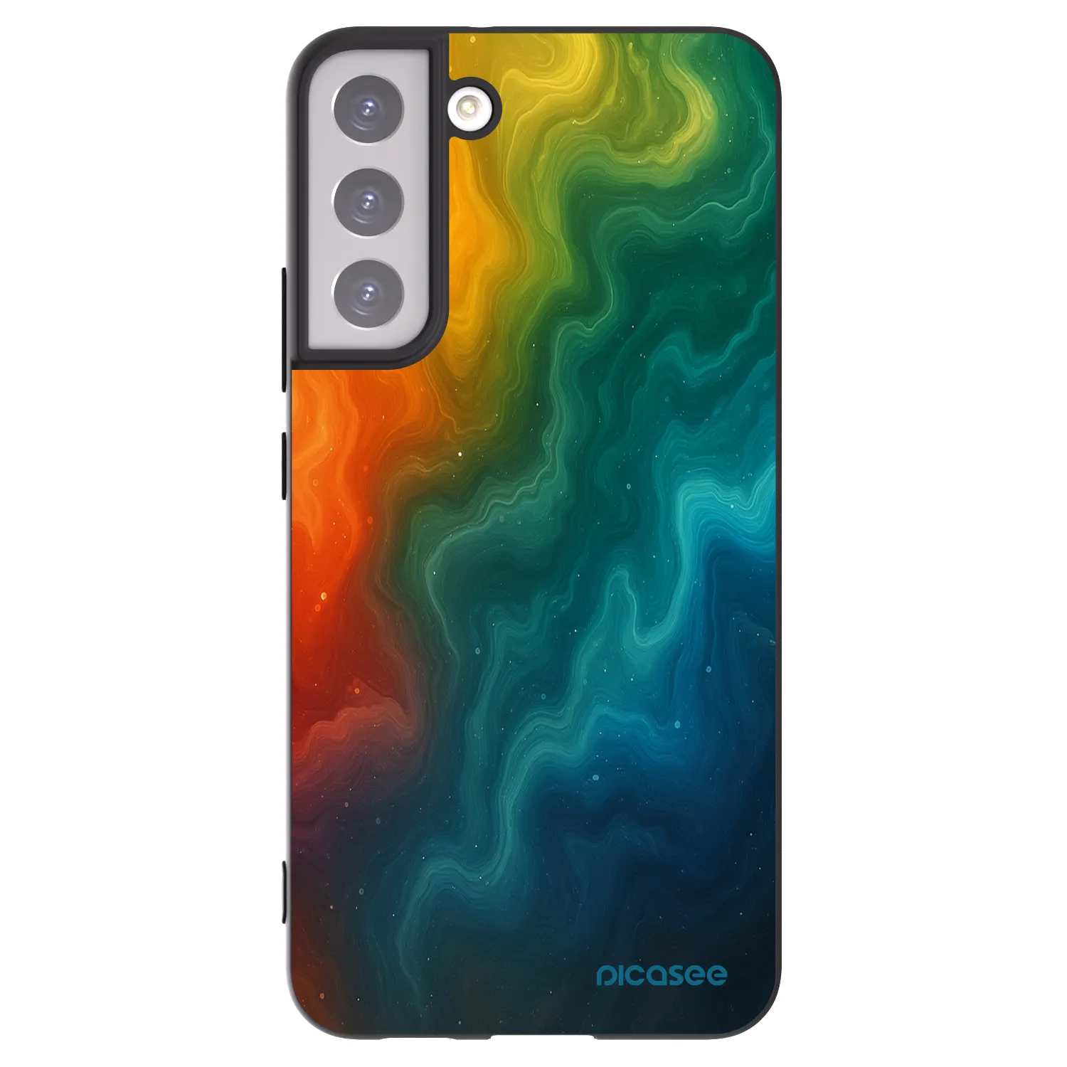 Picasee silikonový černý obal pro Samsung Galaxy S22+ 5G - Solar