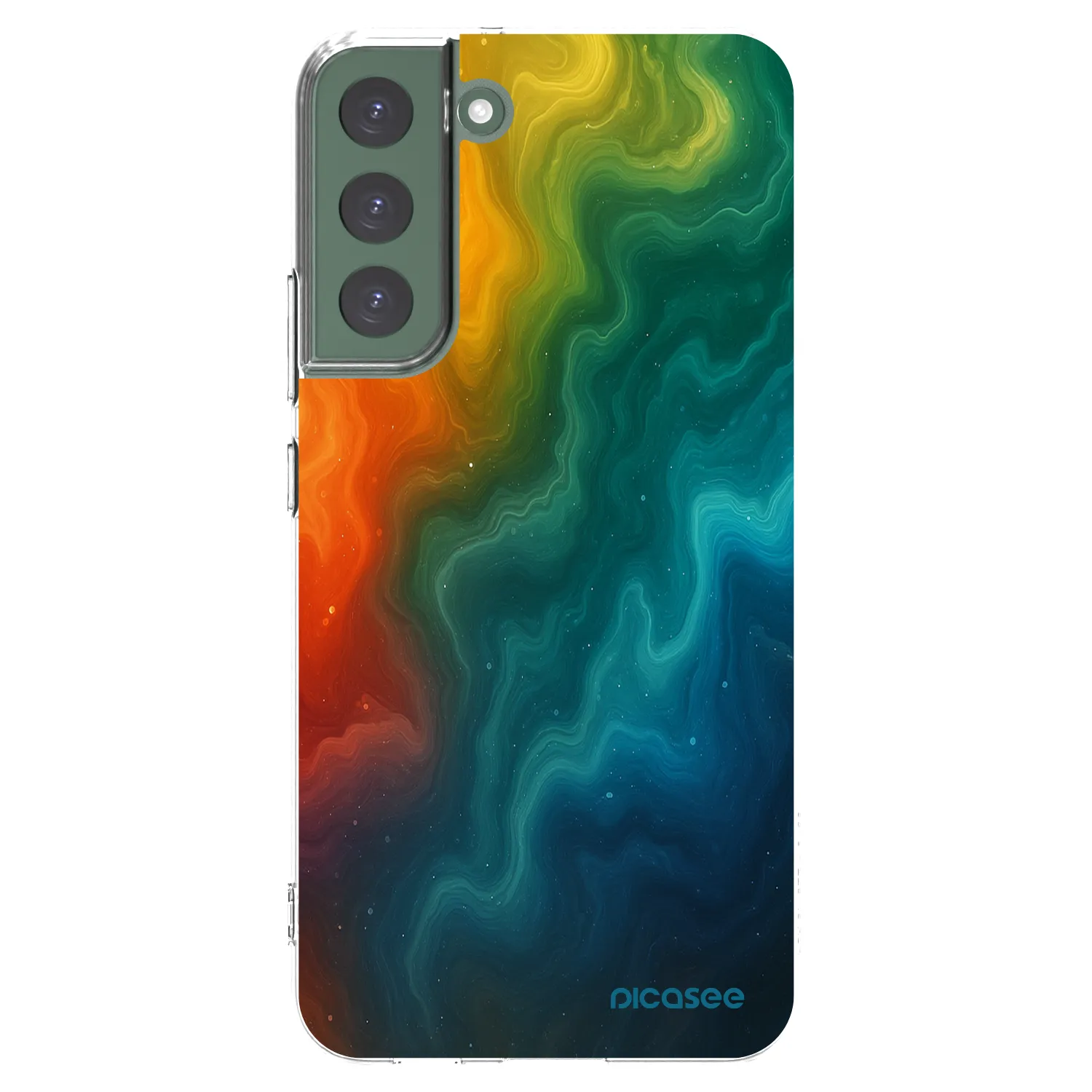 Picasee silikonový průhledný obal pro Samsung Galaxy S22+ 5G - Solar
