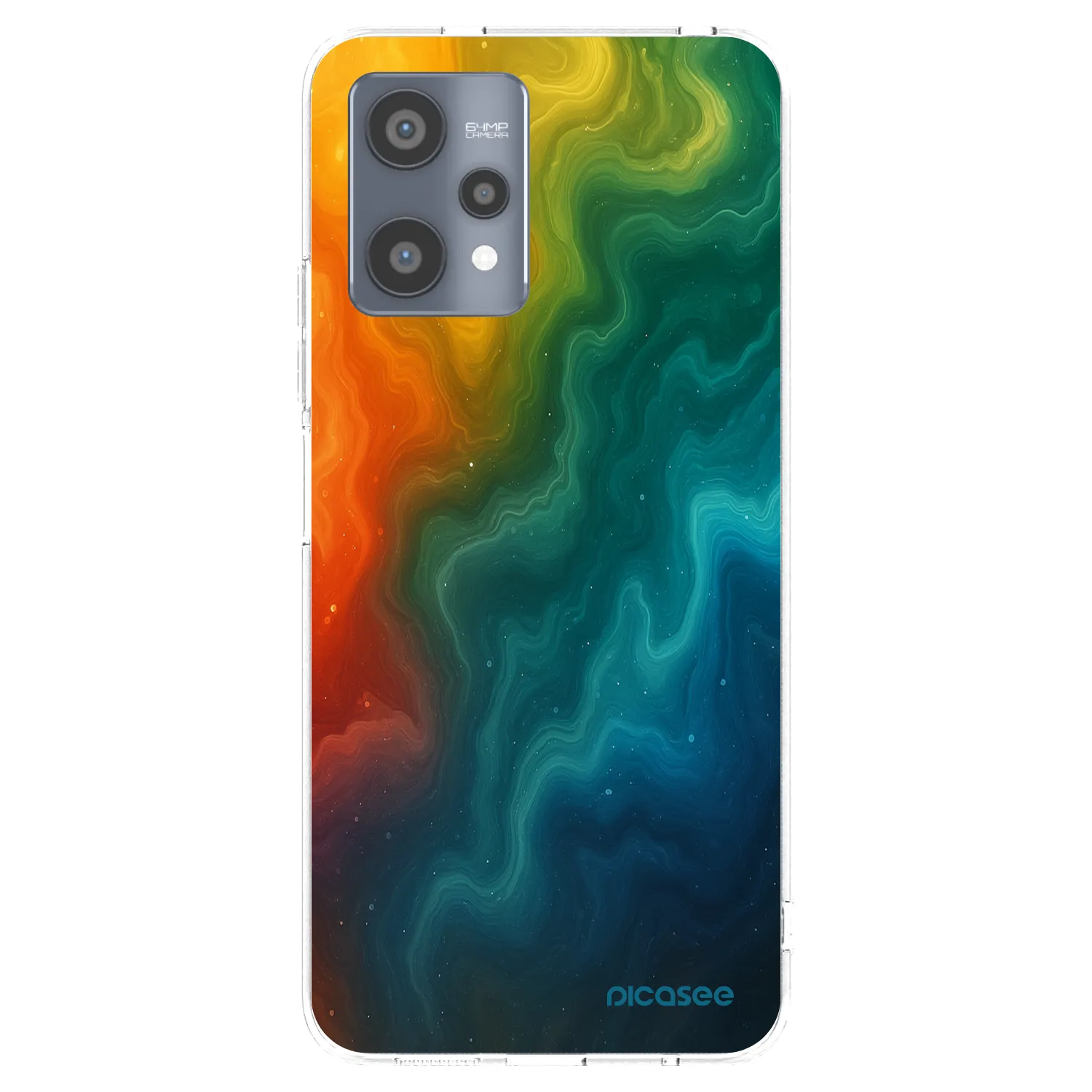 Picasee silikonový průhledný obal pro Realme 9 Pro 5G - Solar