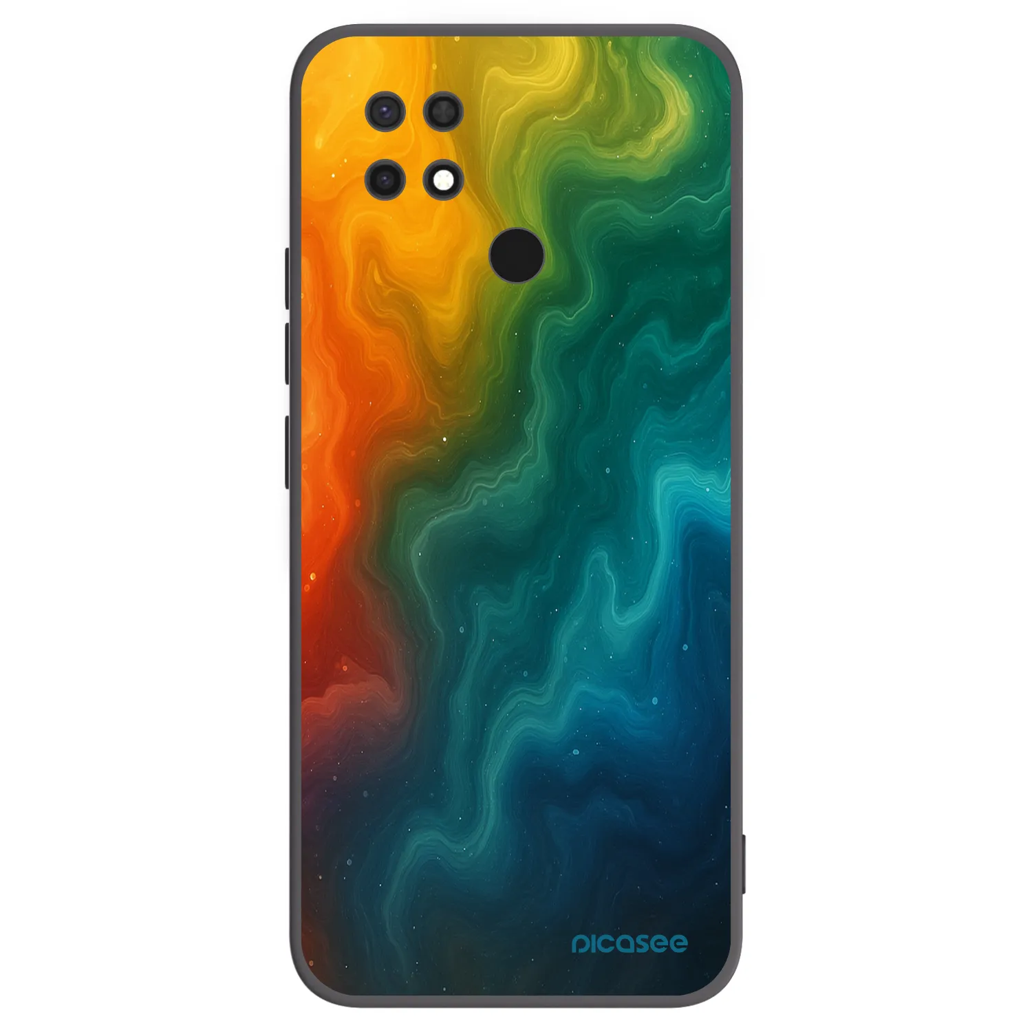 Picasee silikonový černý obal pro Xiaomi Redmi 10C - Solar