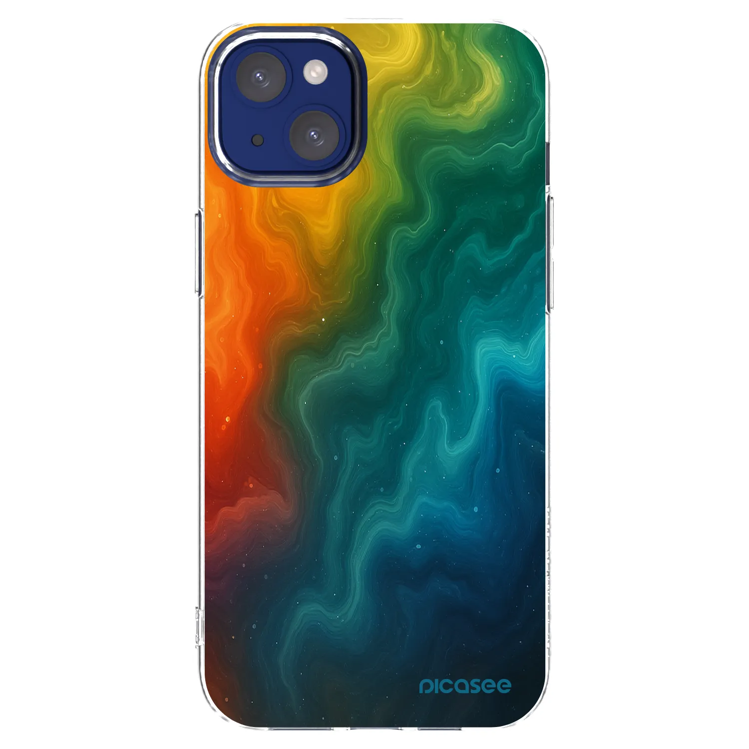 Picasee silikonový průhledný obal pro Apple iPhone 14 Plus - Solar