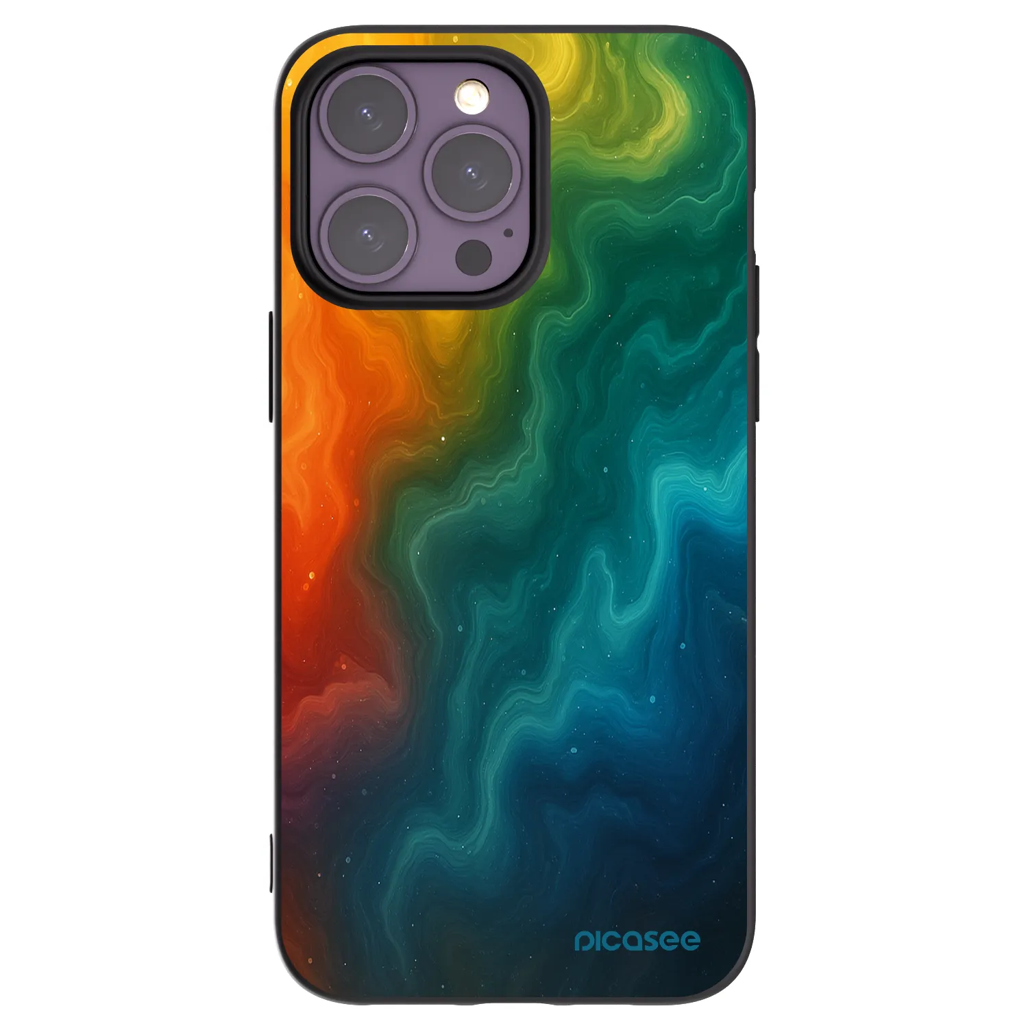 Picasee silikonový černý obal pro Apple iPhone 14 Pro Max - Solar