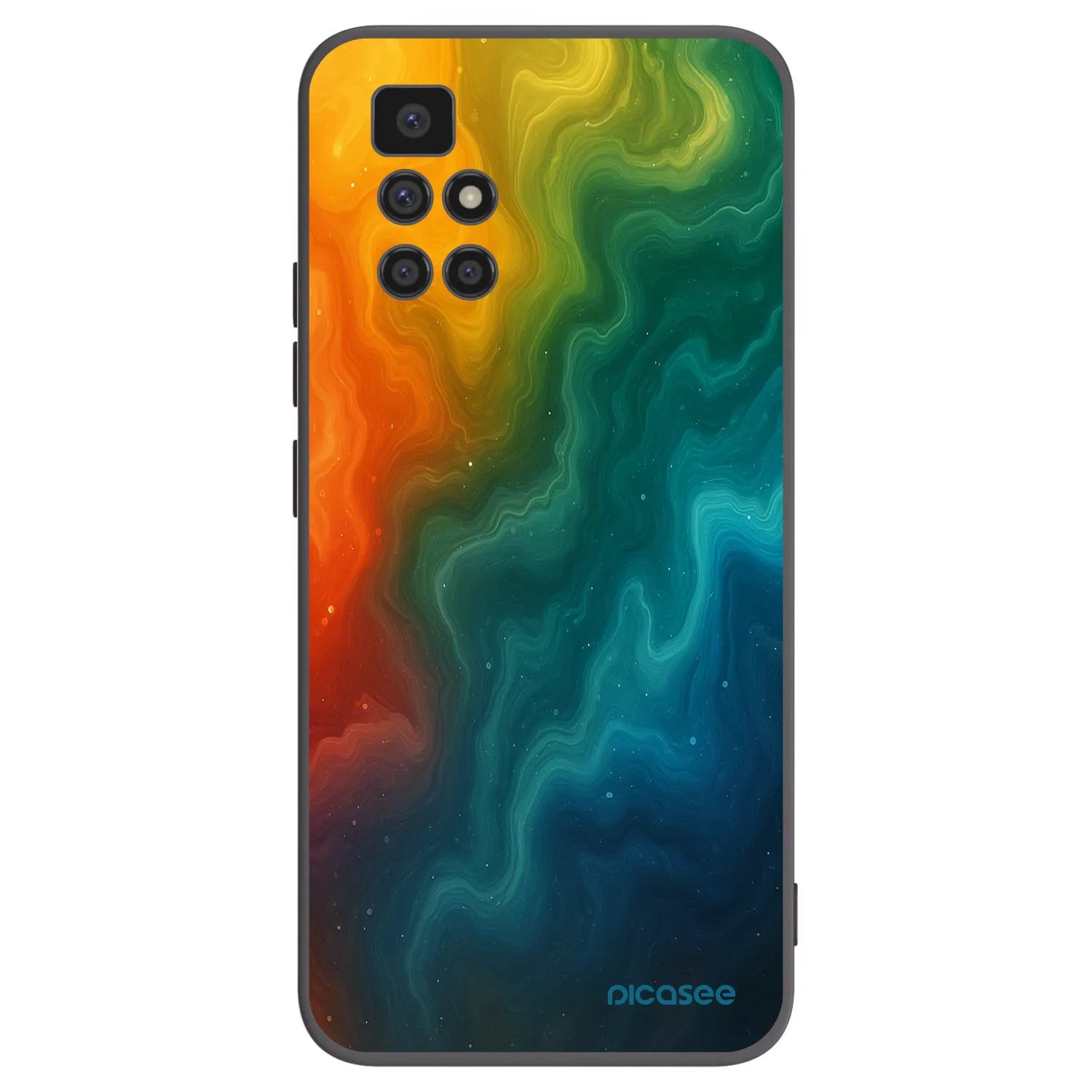 Picasee silikonový černý obal pro Xiaomi Redmi 10 (2022) - Solar