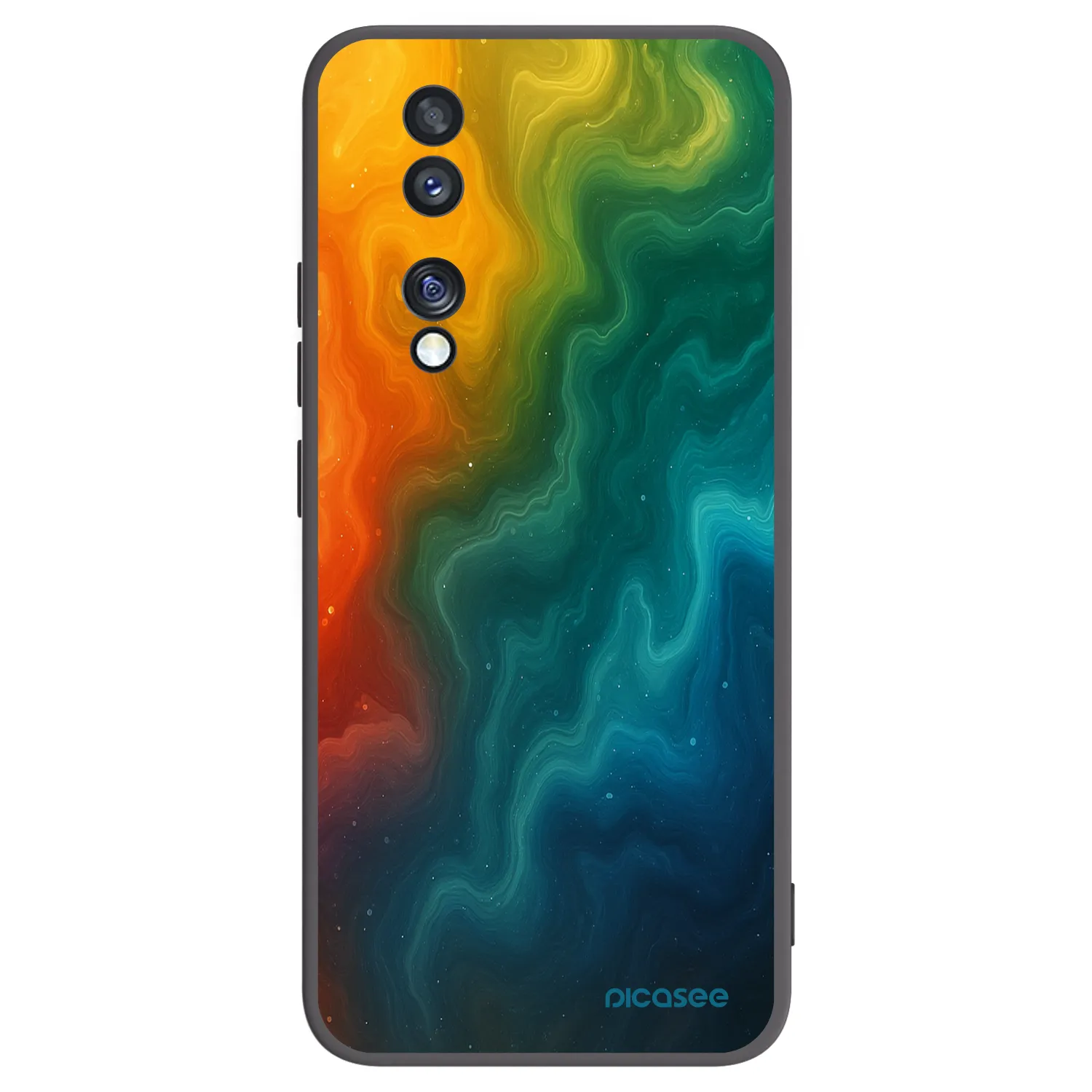 Picasee silikonový černý obal pro Honor 70 - Solar