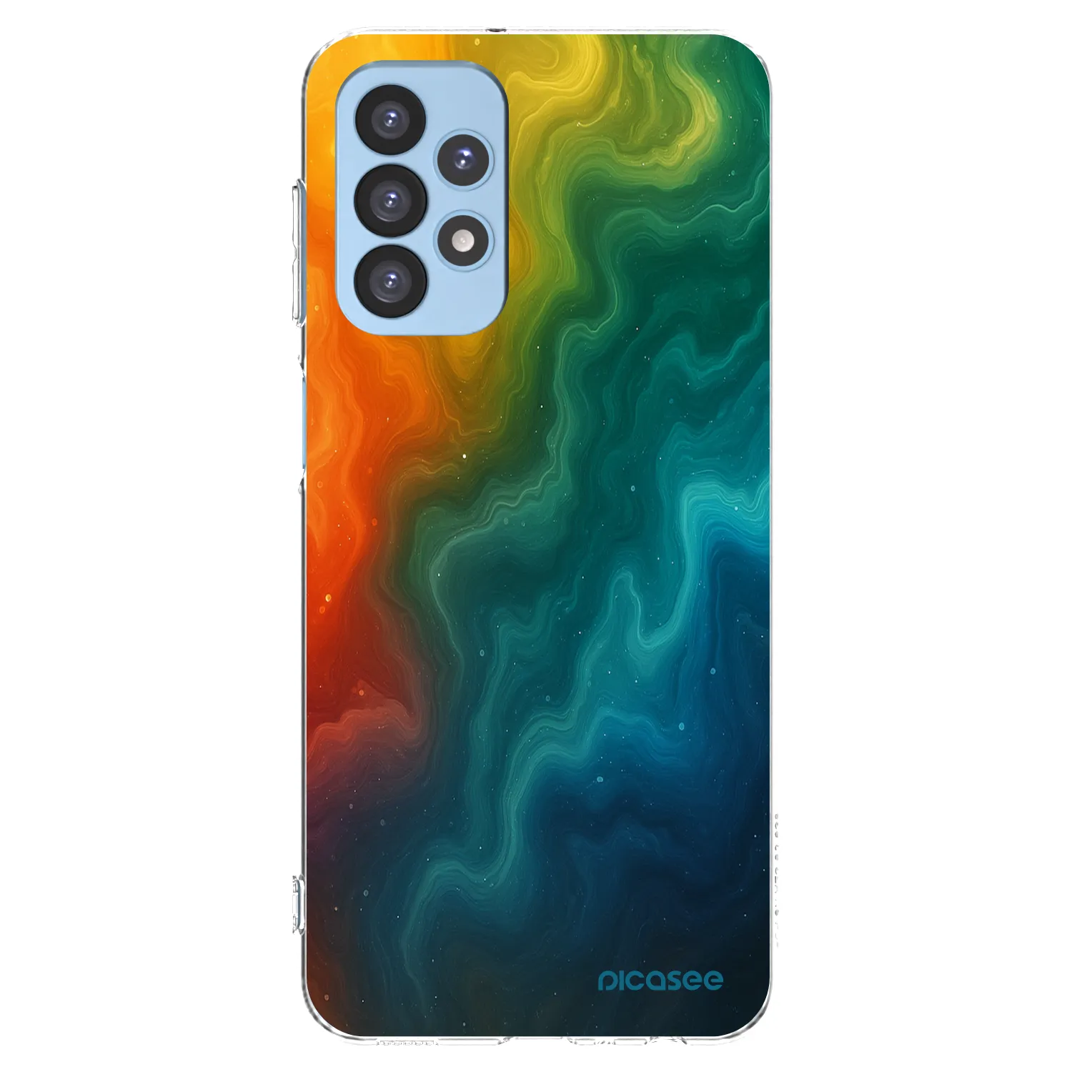 Picasee silikonový průhledný obal pro Samsung Galaxy A23 A235F 4G - Solar