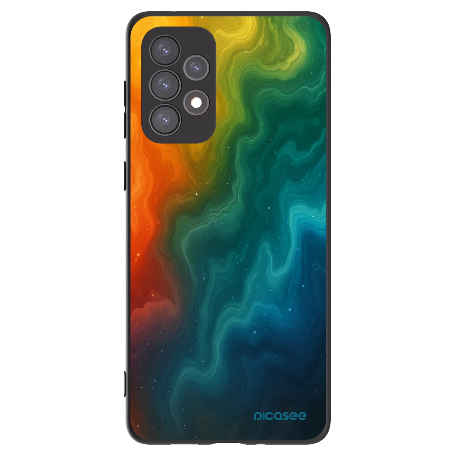 Picasee silikonový černý obal pro Samsung Galaxy A73 5G - Solar