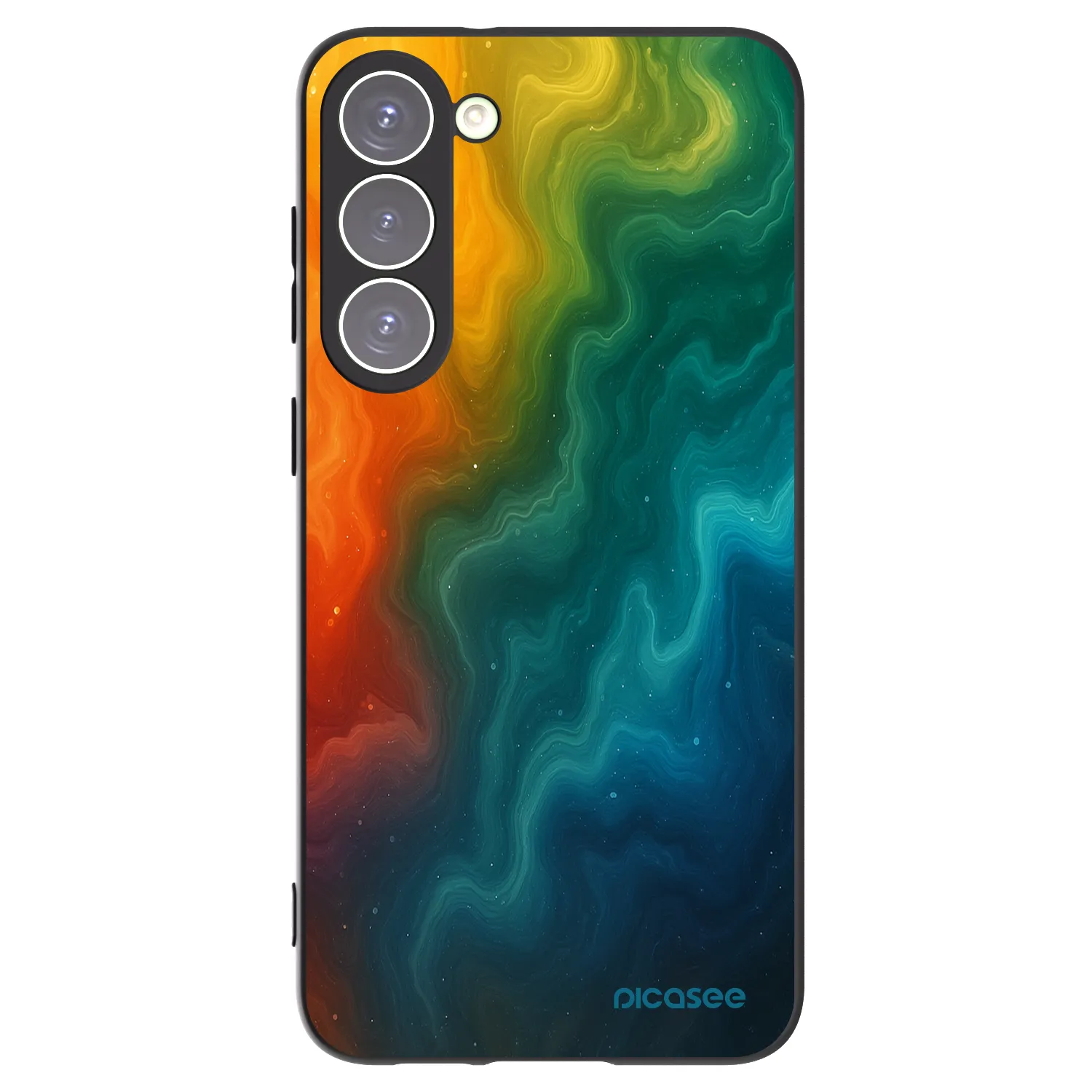 Picasee silikonový černý obal pro Samsung Galaxy S23+ 5G - Solar