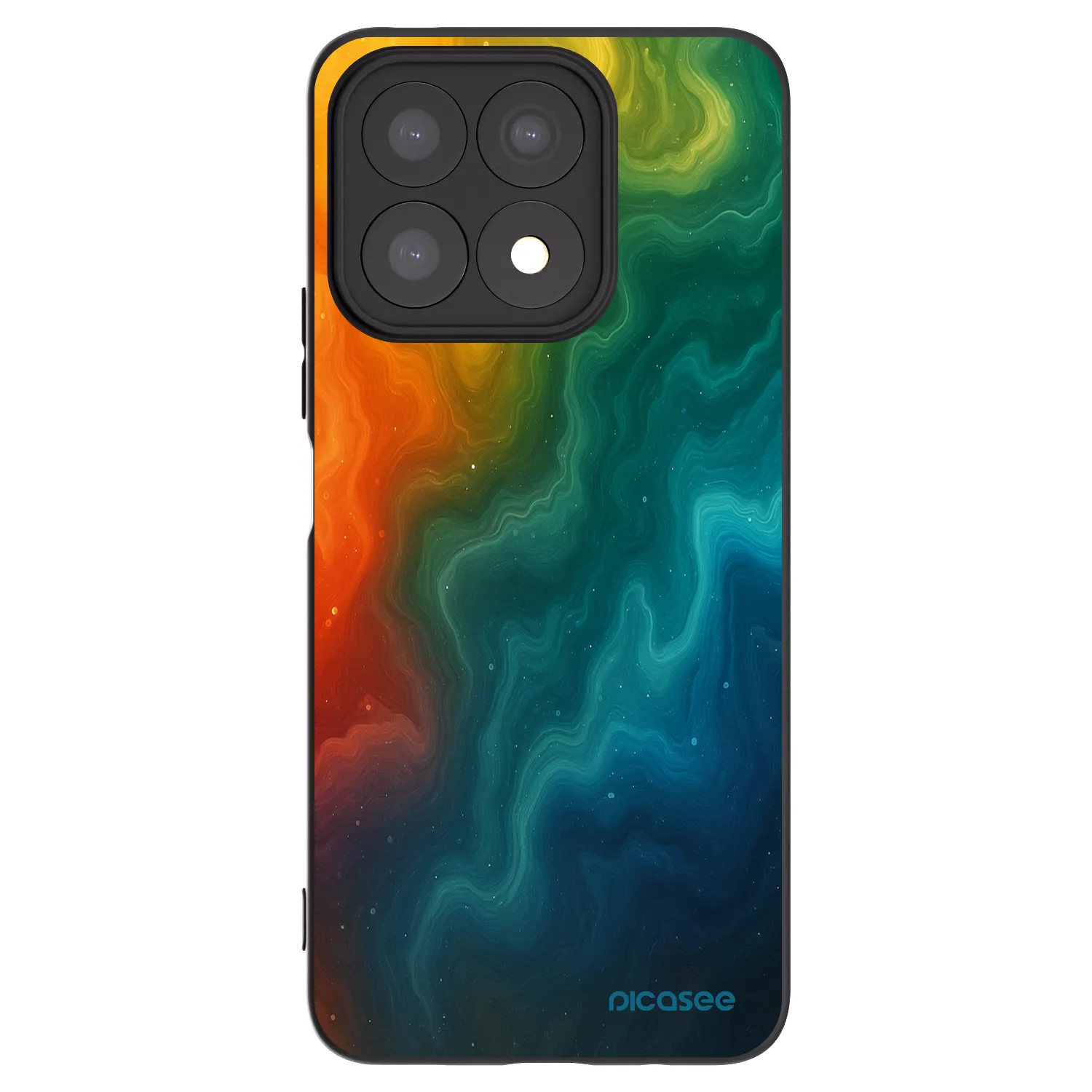 Picasee silikonový černý obal pro Honor X8a - Solar