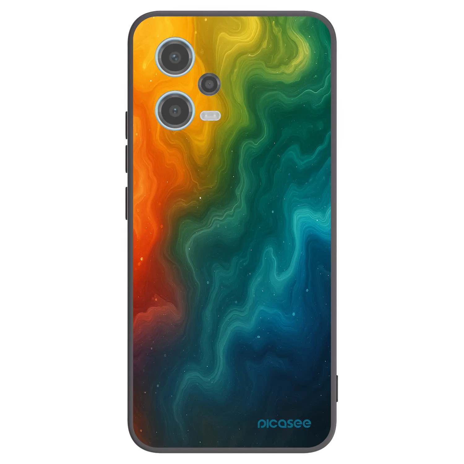 Picasee silikonový černý obal pro Xiaomi Redmi Note 12 5G - Solar