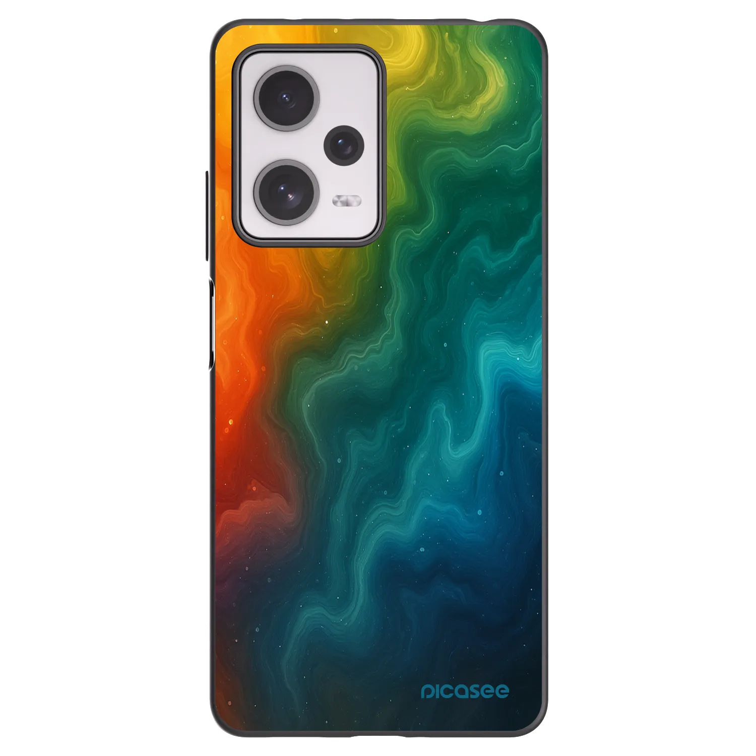 Picasee silikonový černý obal pro Xiaomi Redmi Note 12 Pro+ 5G - Solar