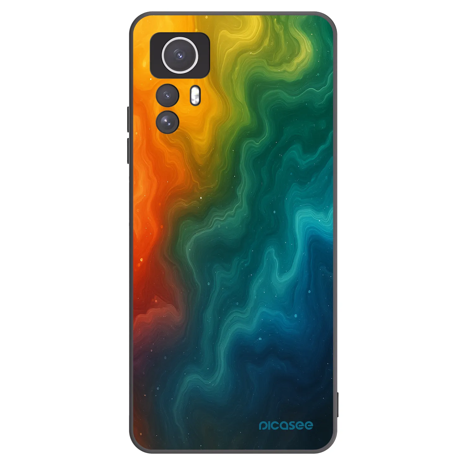 Picasee silikonový černý obal pro Xiaomi Redmi Note 12S - Solar