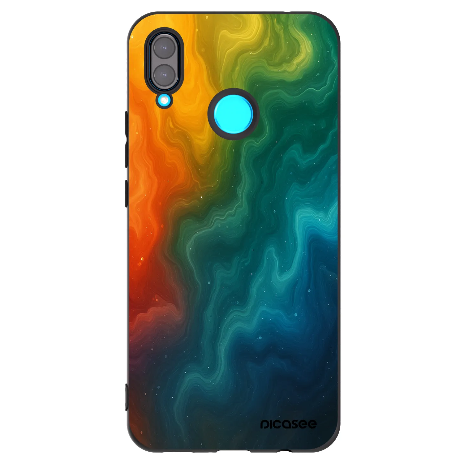 Picasee silikonový černý obal pro Huawei Nova 3 - Solar