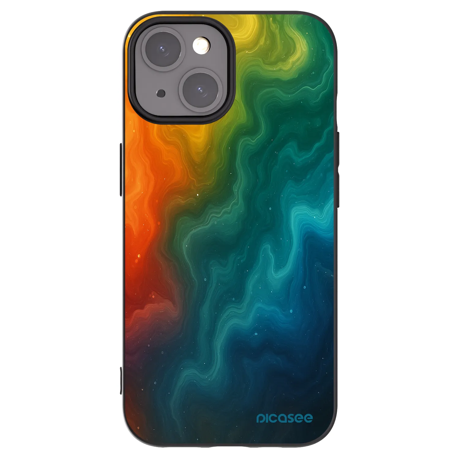 Picasee silikonový černý obal pro Apple iPhone 15 - Solar