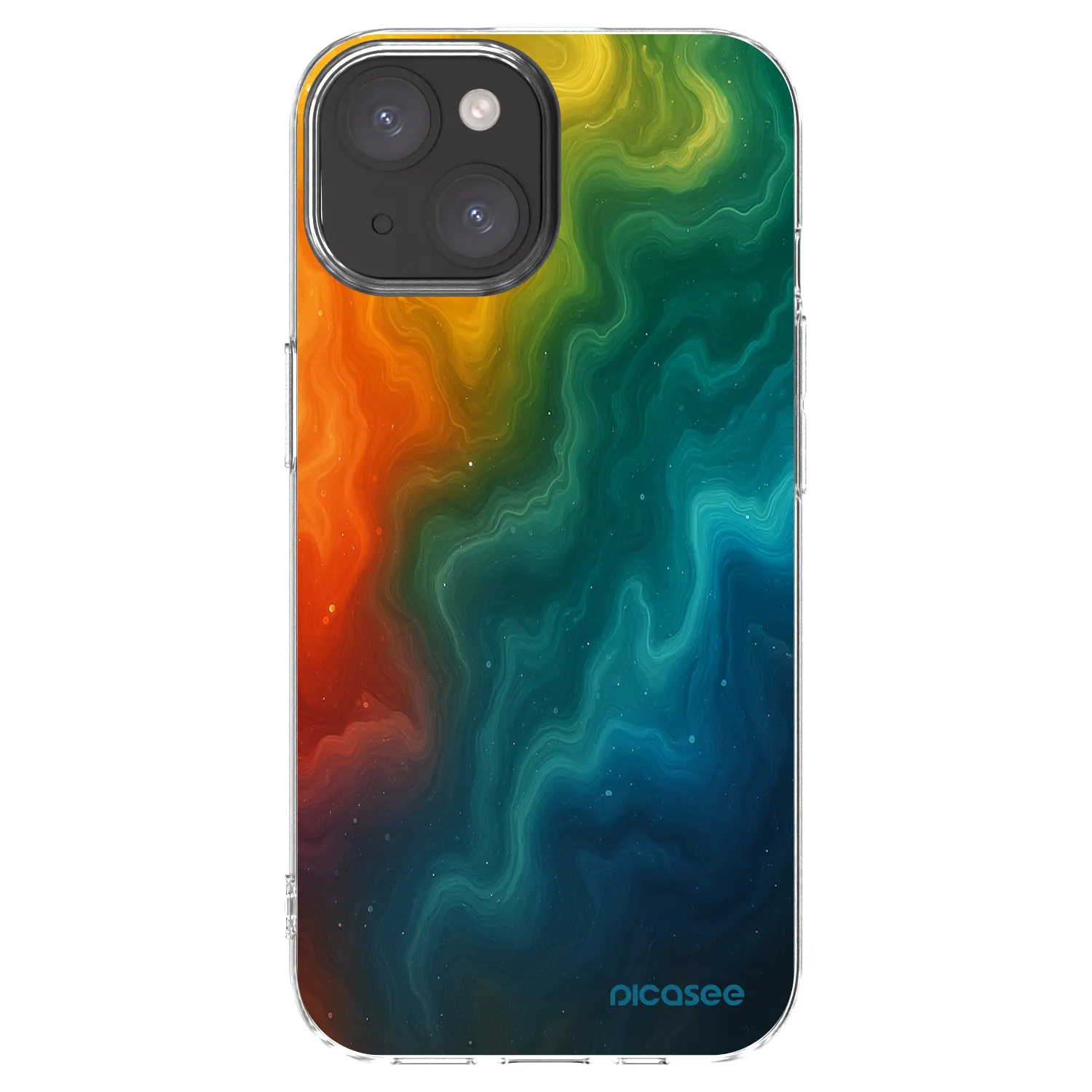 Picasee silikonový průhledný obal pro Apple iPhone 15 - Solar