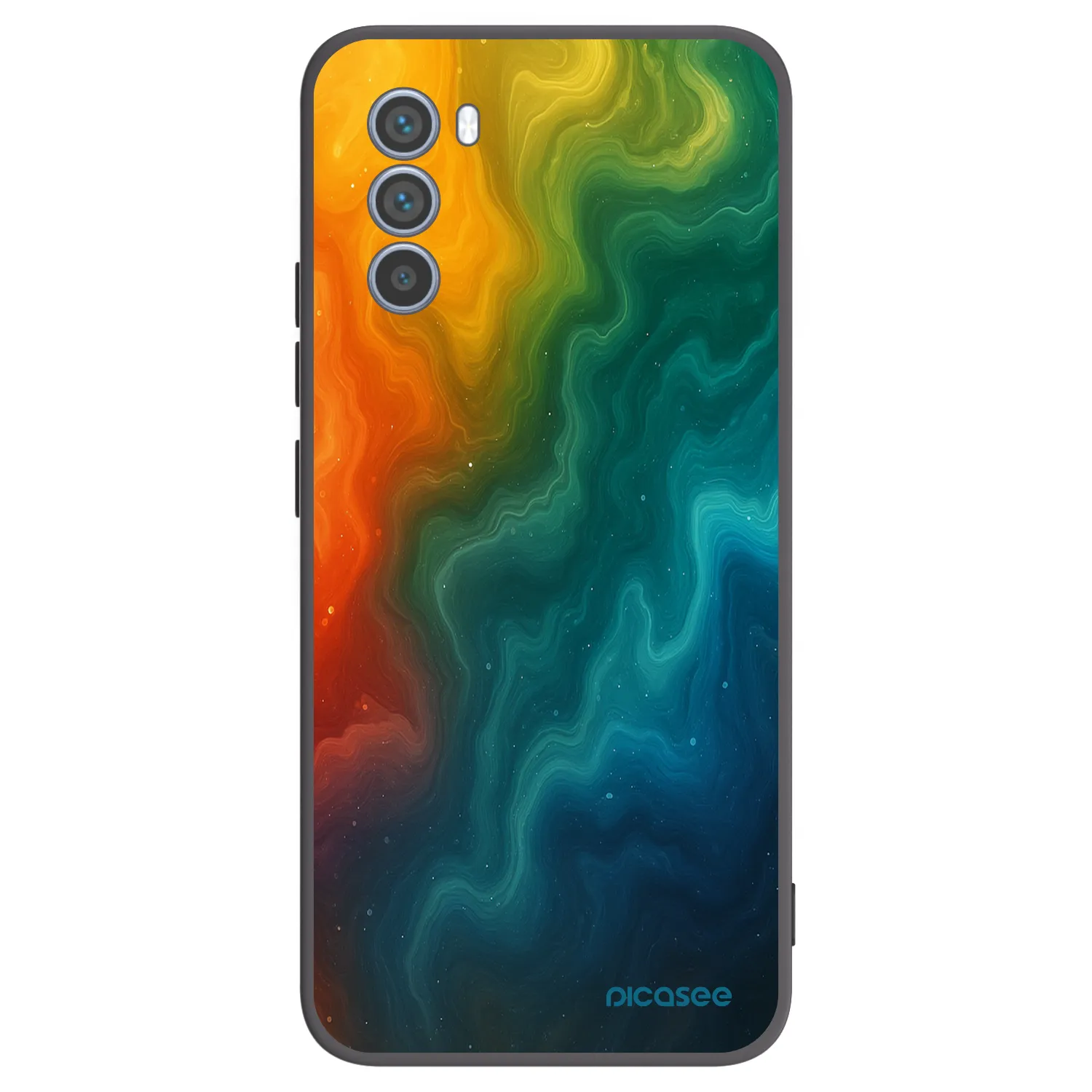 Picasee silikonový černý obal pro Motorola Moto G62 - Solar