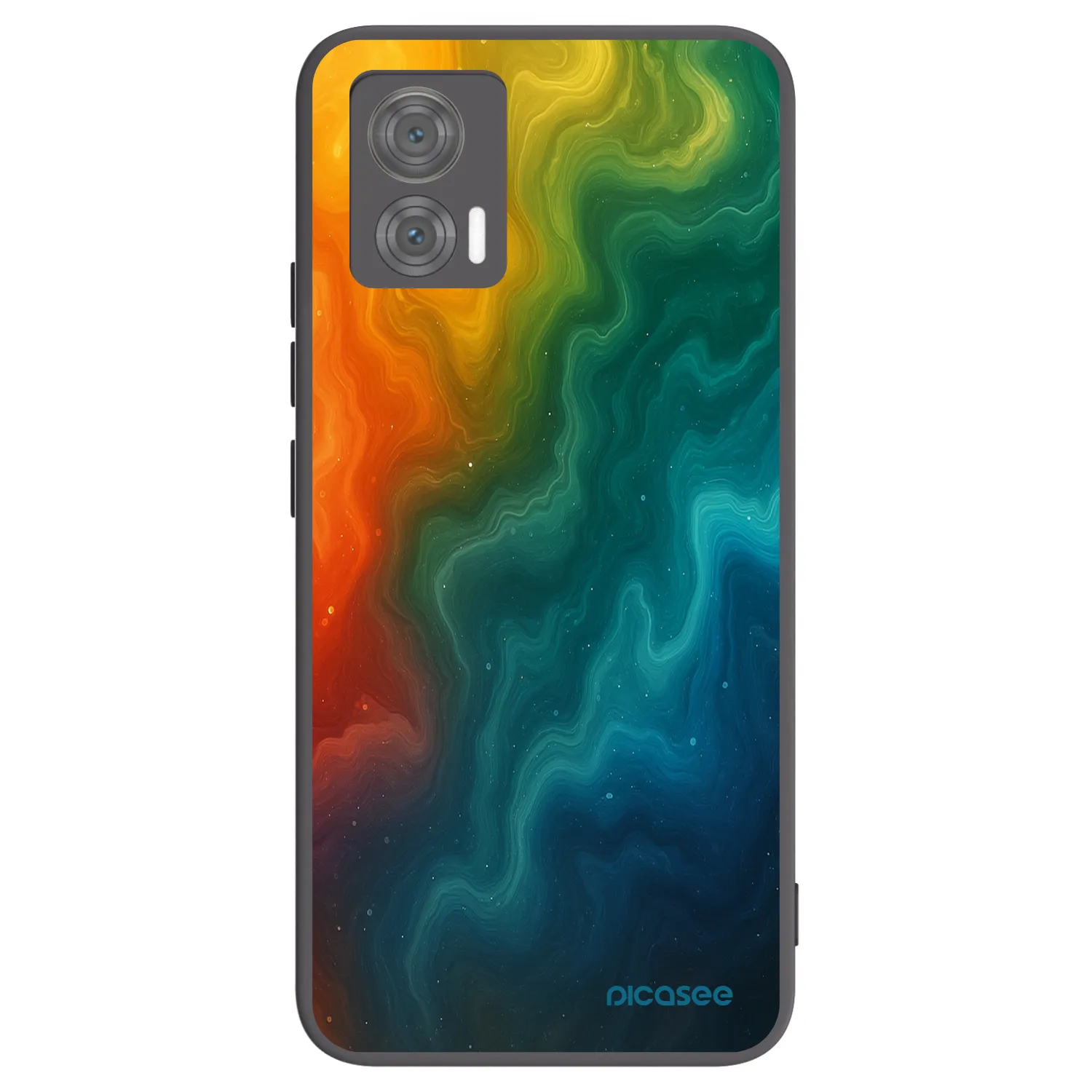 Picasee silikonový černý obal pro Motorola Edge 30 Neo - Solar