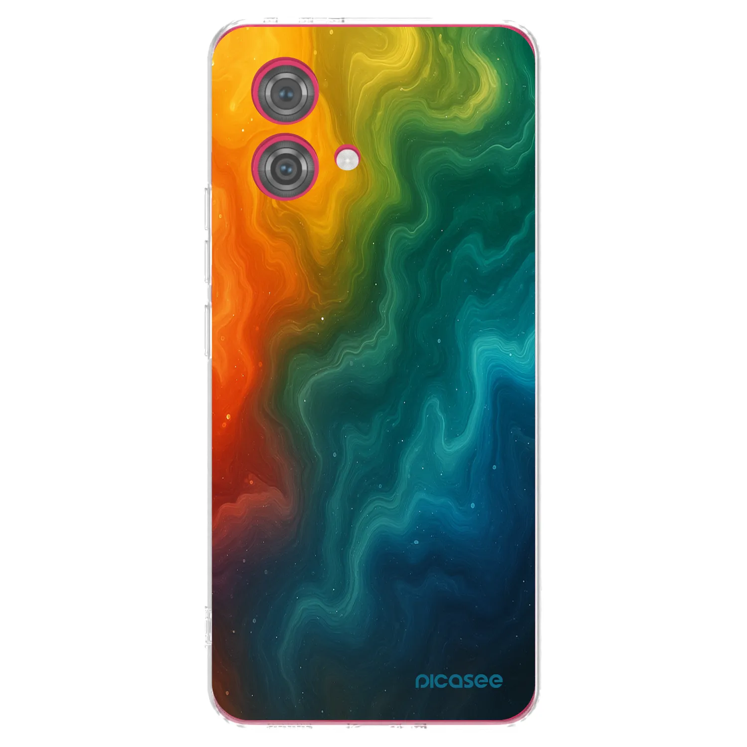 Picasee silikonový průhledný obal pro Motorola Moto G84 5G - Solar
