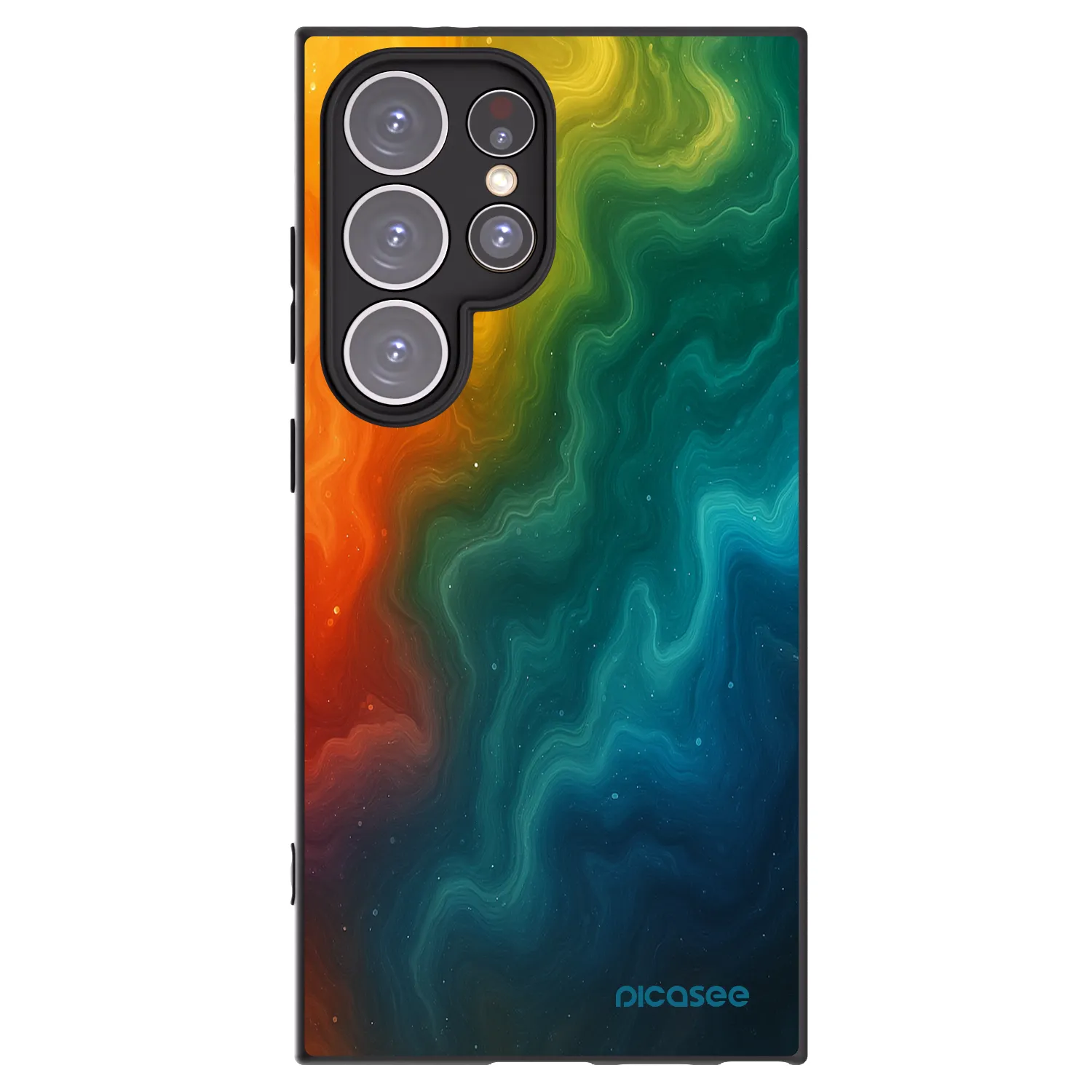 Picasee silikonový černý obal pro Samsung Galaxy S24 Ultra S928B 5G - Solar