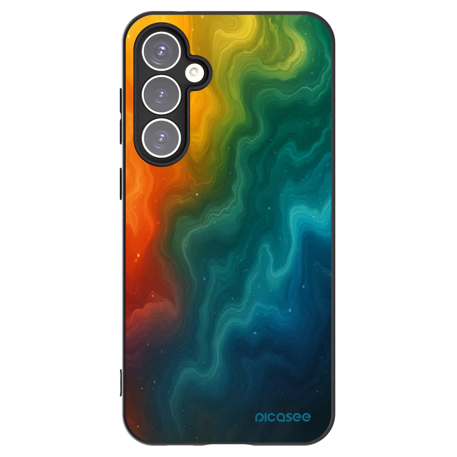 Picasee silikonový černý obal pro Samsung Galaxy S23 FE S711B - Solar