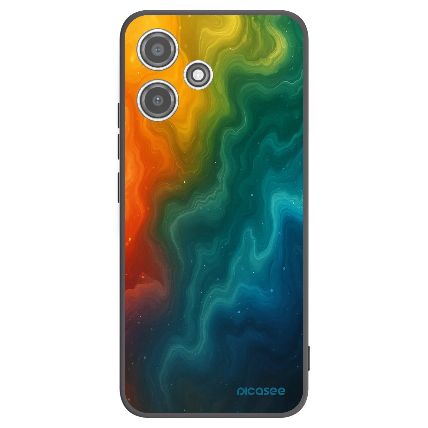 Picasee silikonový černý obal pro Xiaomi Redmi 12 5G - Solar