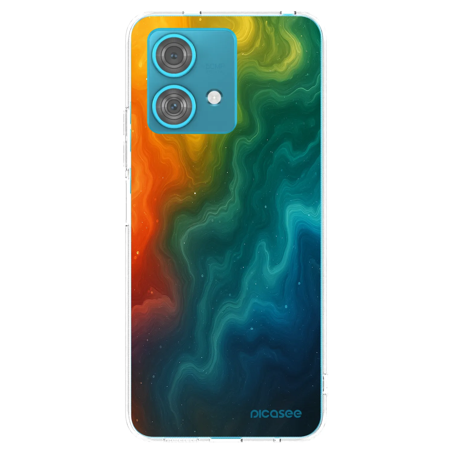 Picasee silikonový průhledný obal pro Motorola Edge 40 Neo - Solar