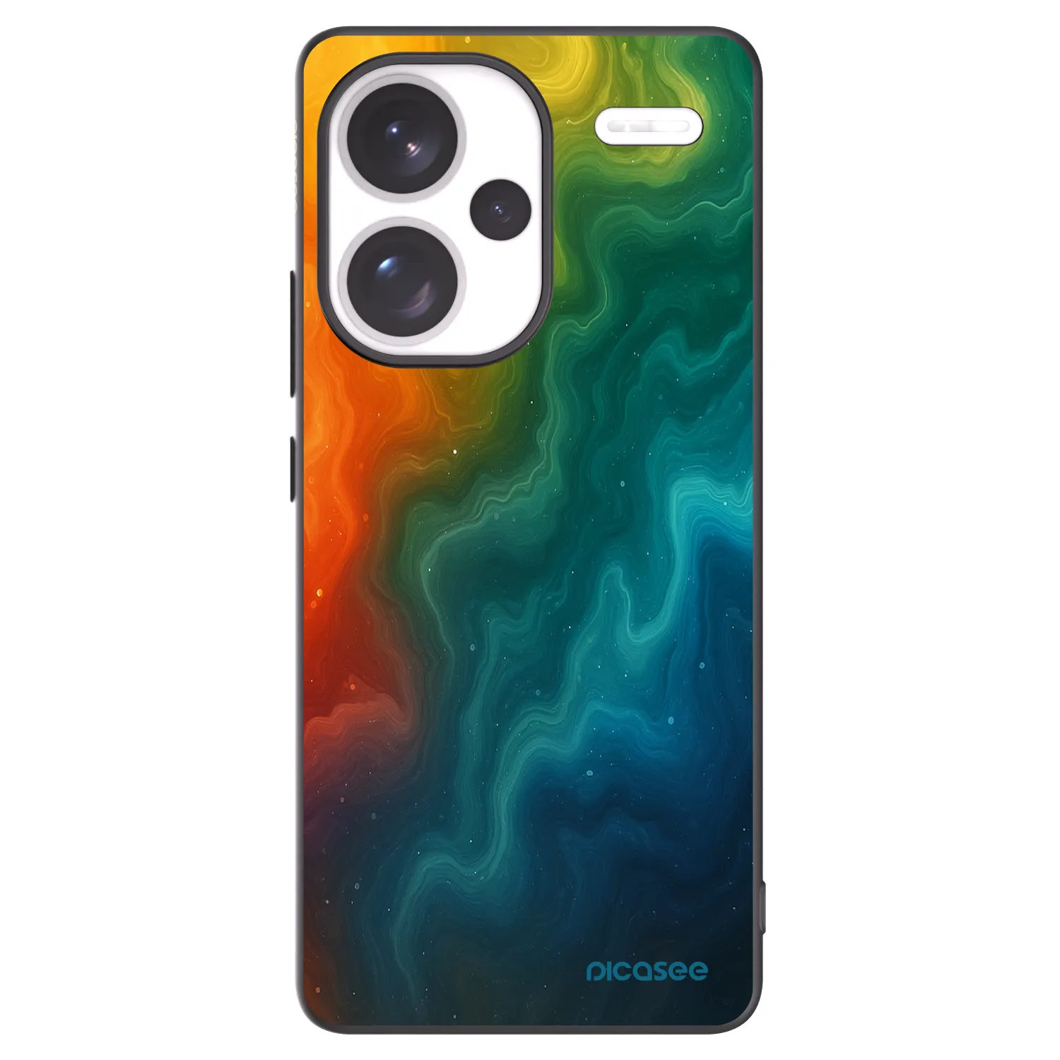 Picasee silikonový černý obal pro Xiaomi Redmi Note 13 Pro+ 5G - Solar