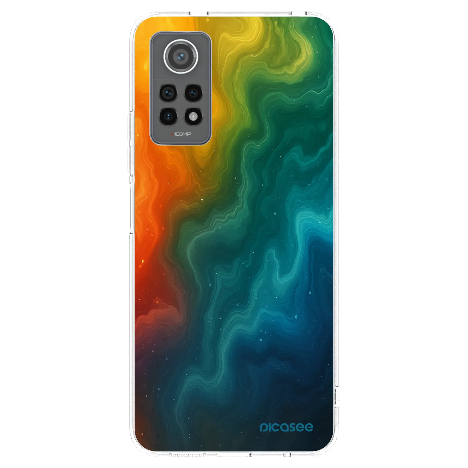Picasee silikonový průhledný obal pro Xiaomi Redmi Note 12 Pro 4G - Solar