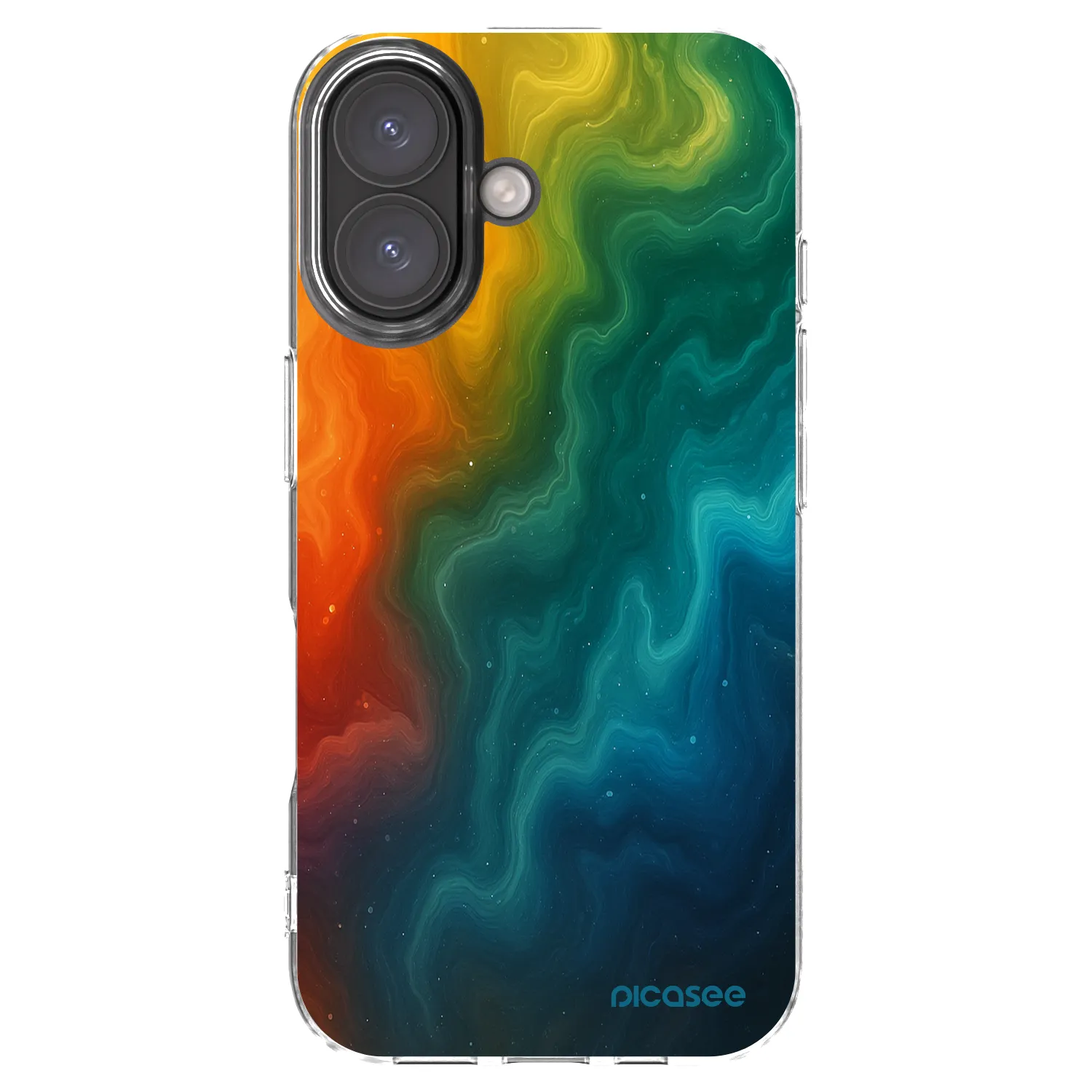 Picasee silikonový průhledný obal pro Apple iPhone 16 - Solar