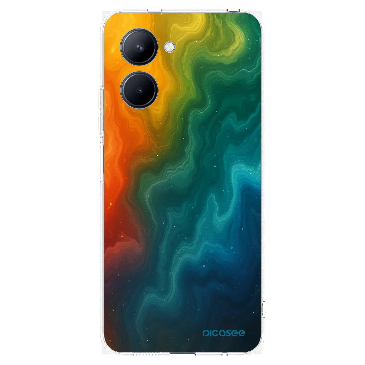 Picasee silikonový průhledný obal pro Realme C33 (2023) - Solar