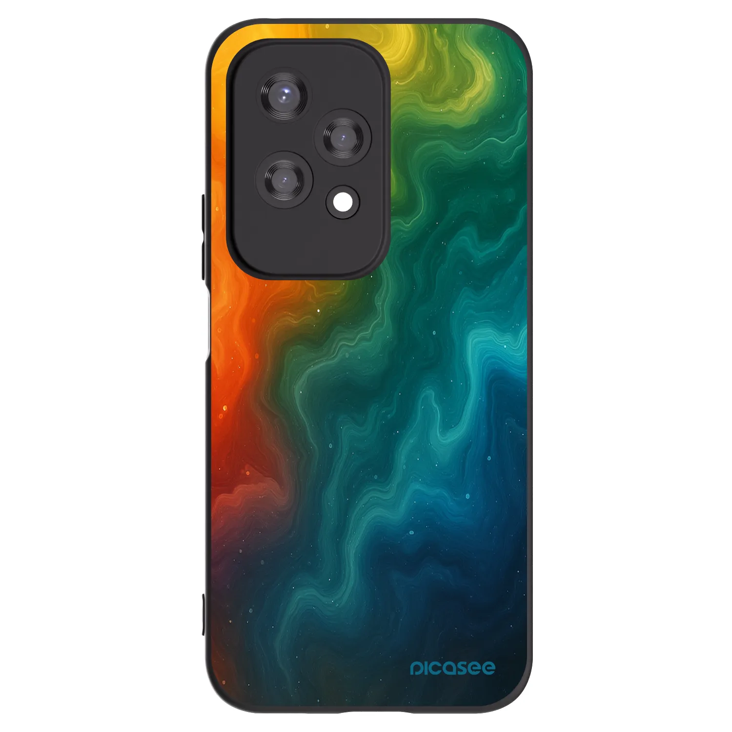 Picasee silikonový černý obal pro Honor 200 Lite - Solar