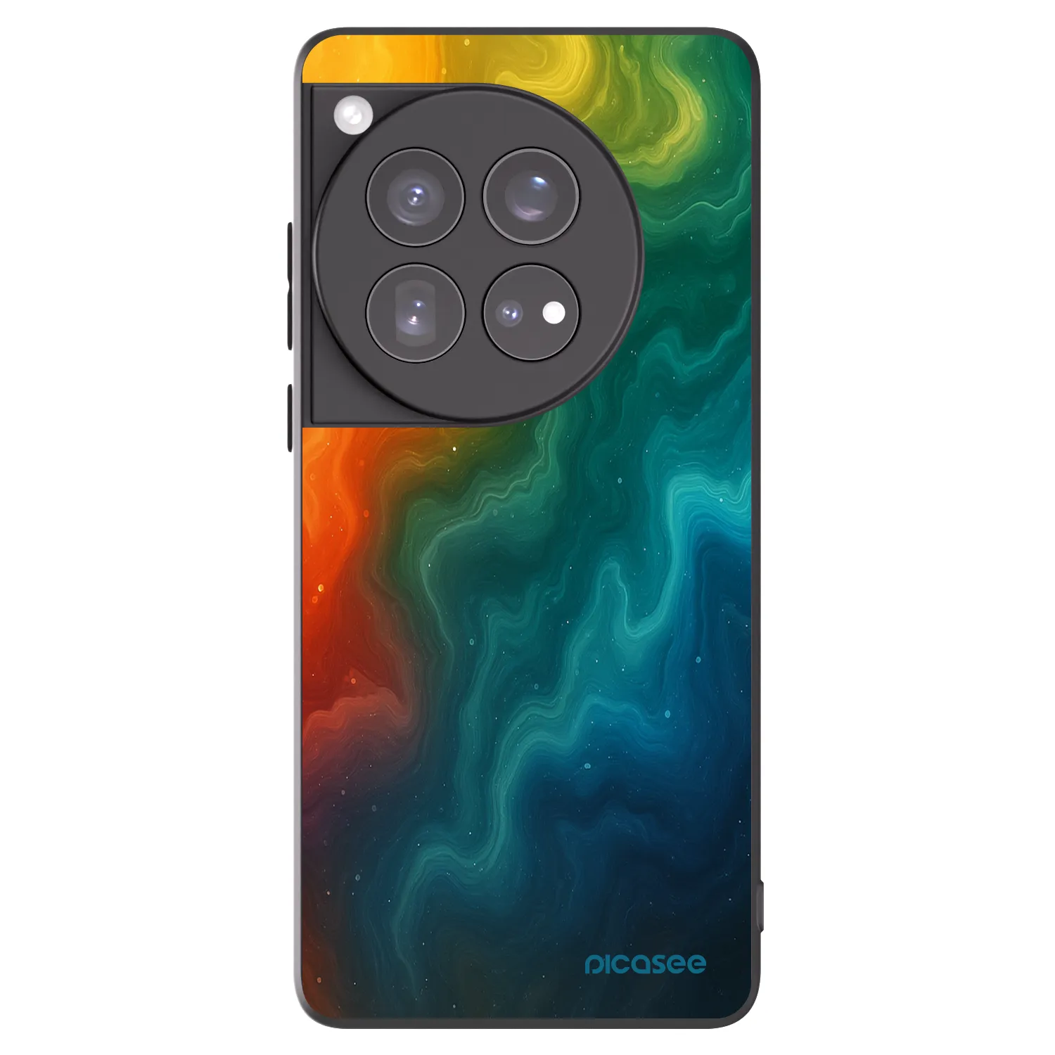 Picasee silikonový černý obal pro OnePlus 12 5G - Solar