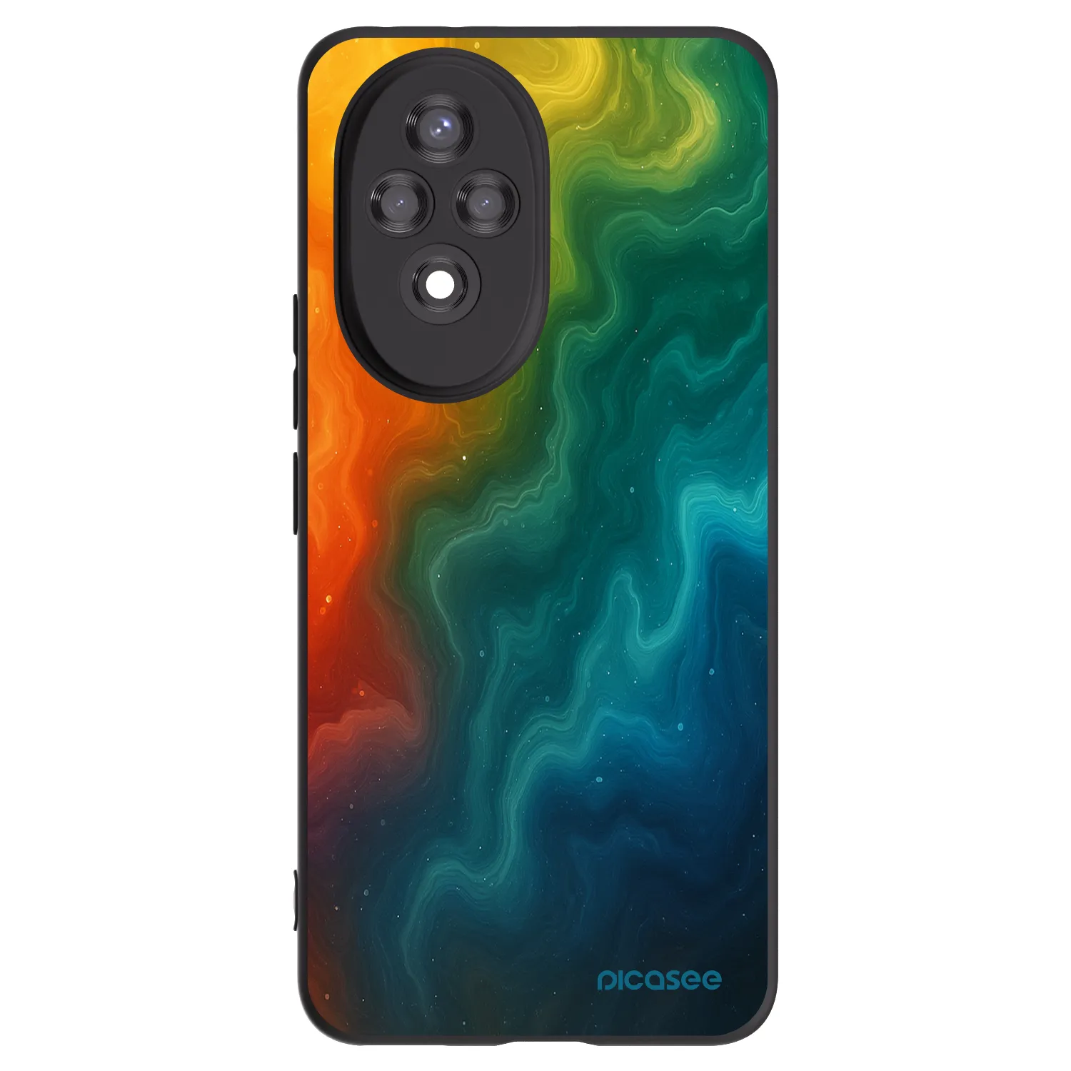 Picasee silikonový černý obal pro Honor 200 Pro 5G - Solar