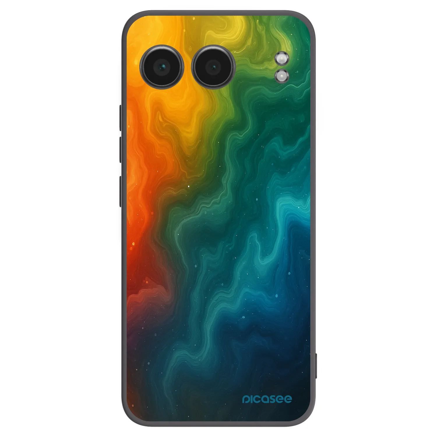 Picasee silikonový černý obal pro OnePlus Nord 4 - Solar
