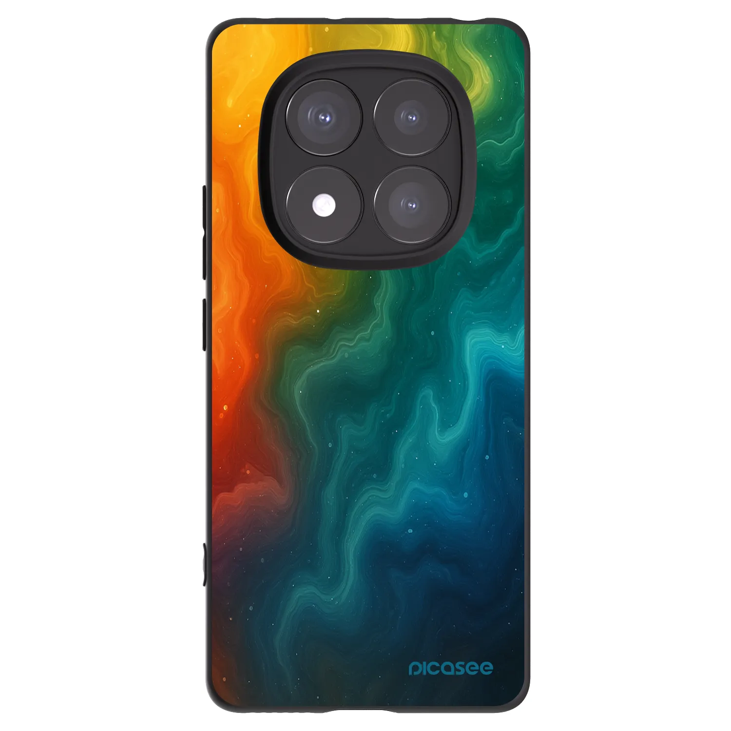 Picasee silikonový černý obal pro Xiaomi Redmi Note 14 Pro 5G - Solar